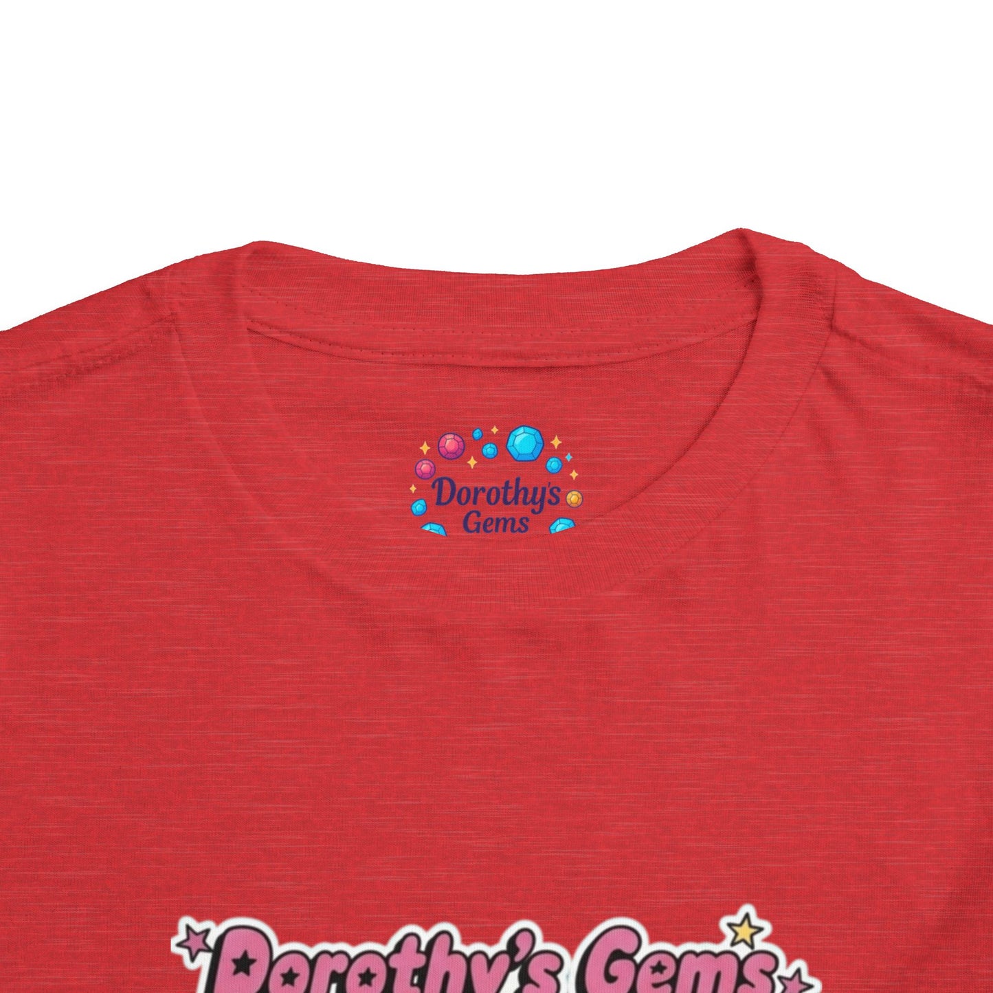 "Dorothy's Gems" Toddler Tee — Colorful Cartoon Squad Graphic