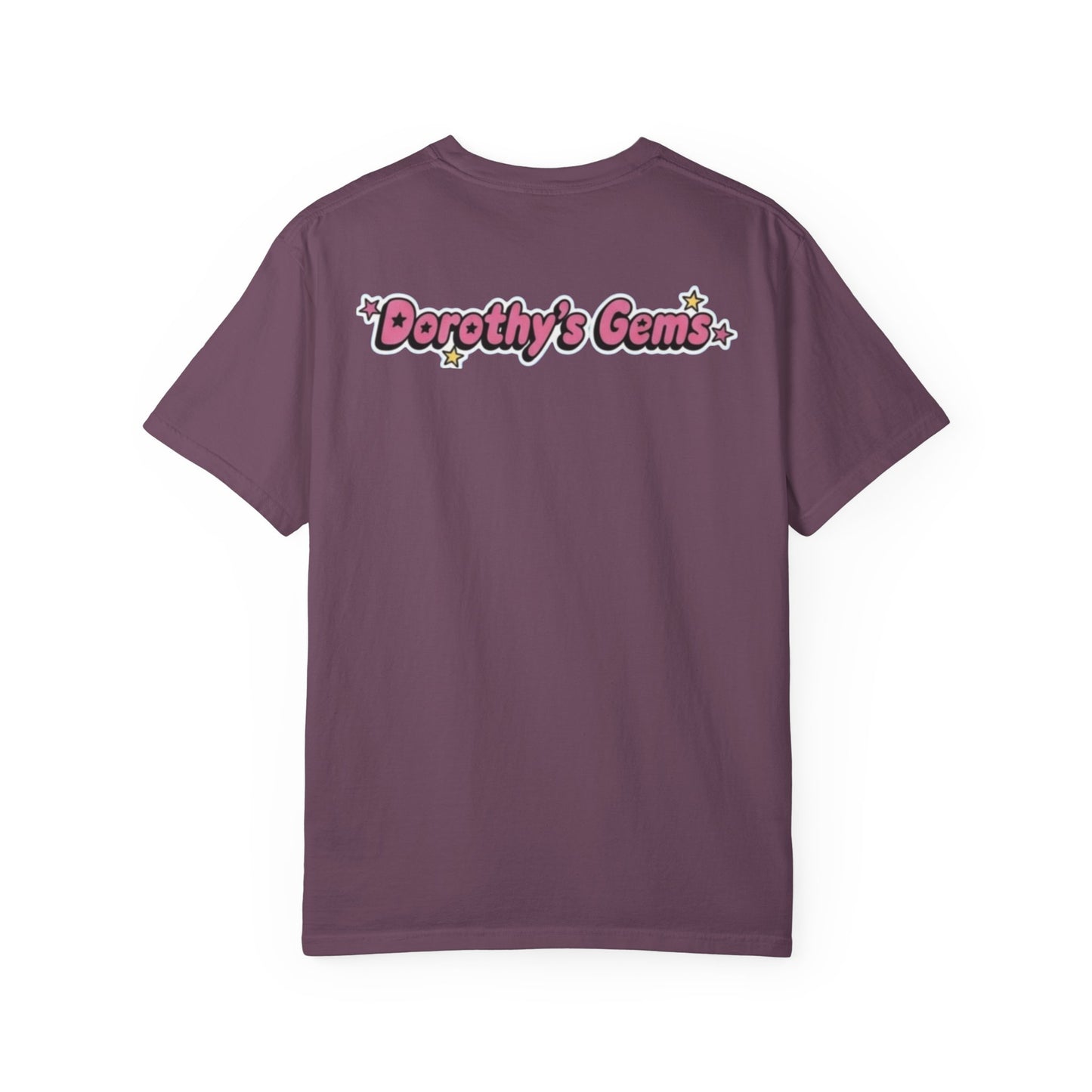 Dorothy’s Gems Crewneck T-Shirt — Cute Cartoon Girl Group with Colorful Gems