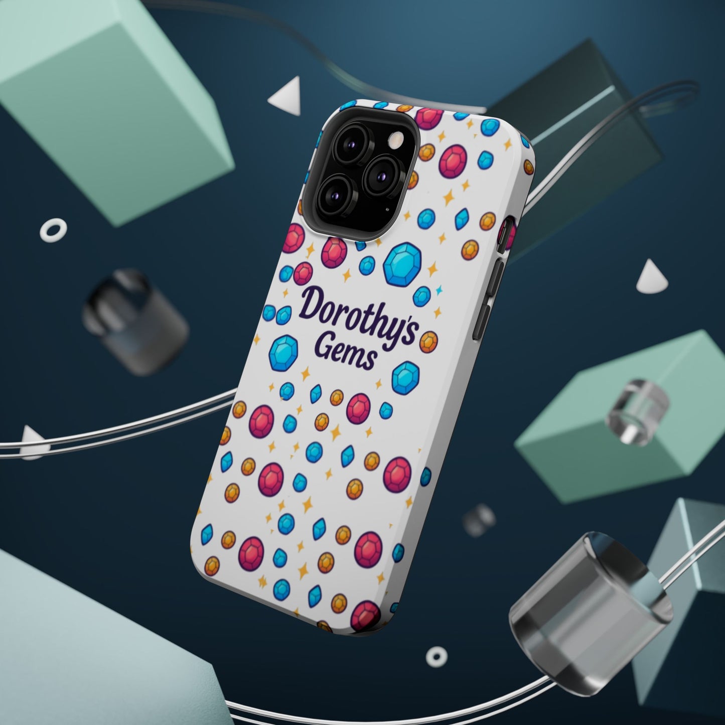 "Dorothy's Gems" Magnetic Impact-Resistant Case