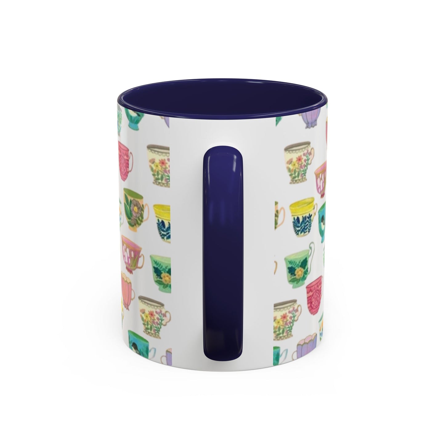 Accent Coffee Mug — "Sometimes You Need to Be Okay with Not Being Everyone's Cup of Tea" Floral Teacup Pattern