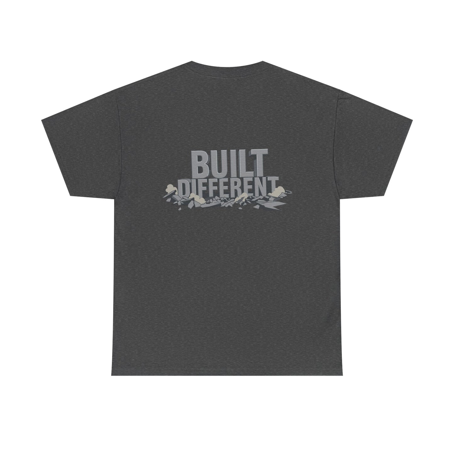 Built Different graphic tee | Flexing Arm Muscle T-Shirt