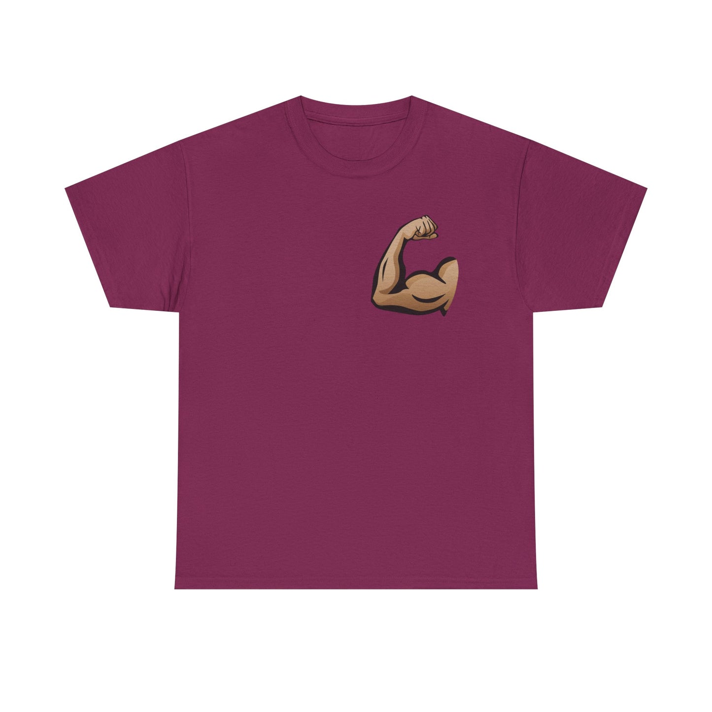 Built Different graphic tee | Flexing Arm Muscle T-Shirt