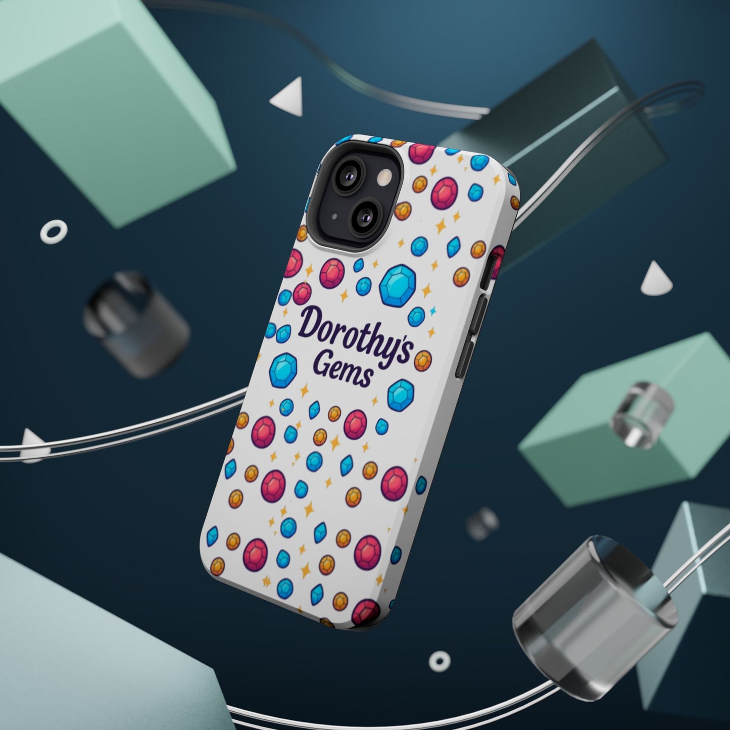 "Dorothy's Gems" Magnetic Impact-Resistant Case