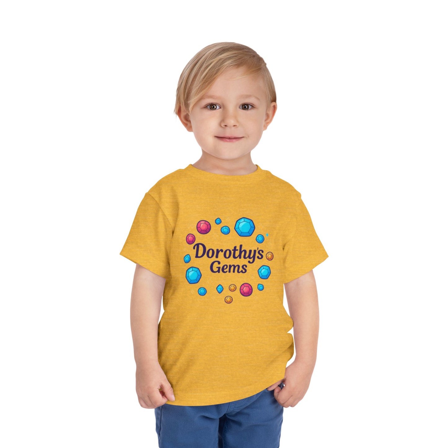 Dorothy's Gems Toddler Tee — Colorful Gemstone Kids Shirt
