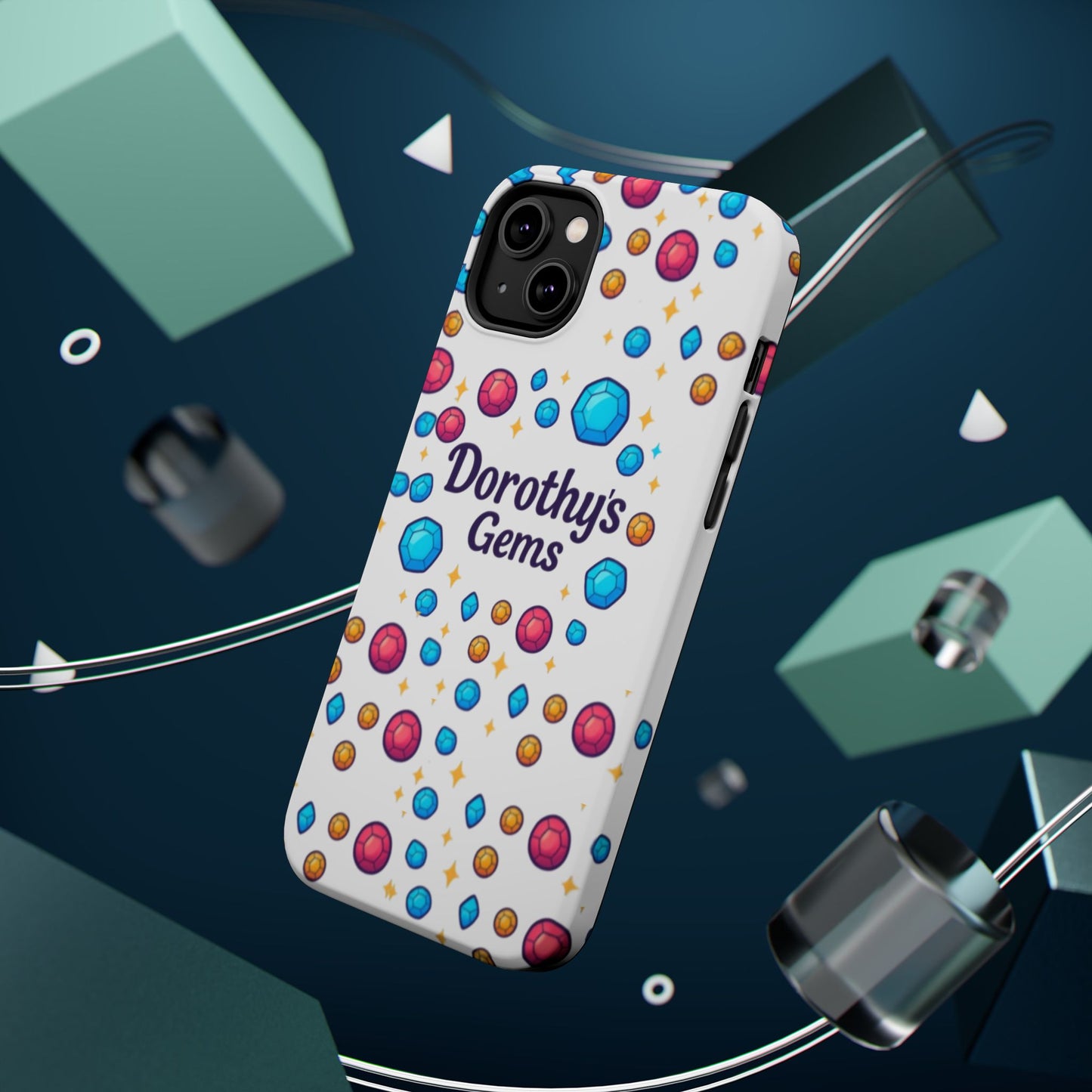 "Dorothy's Gems" Magnetic Impact-Resistant Case