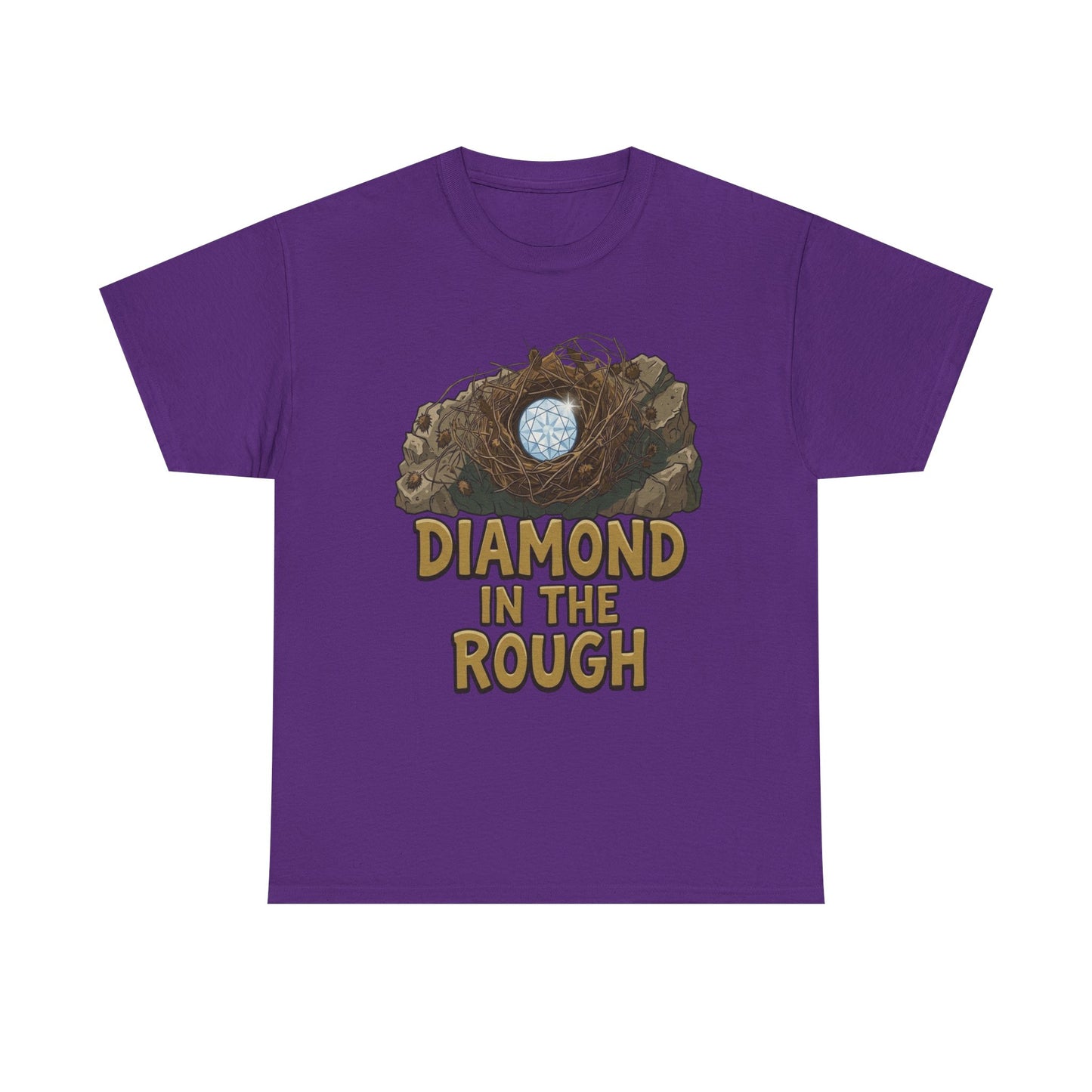Diamond in the Rough Graphic Tee — Inspirational Nest & Gem Design