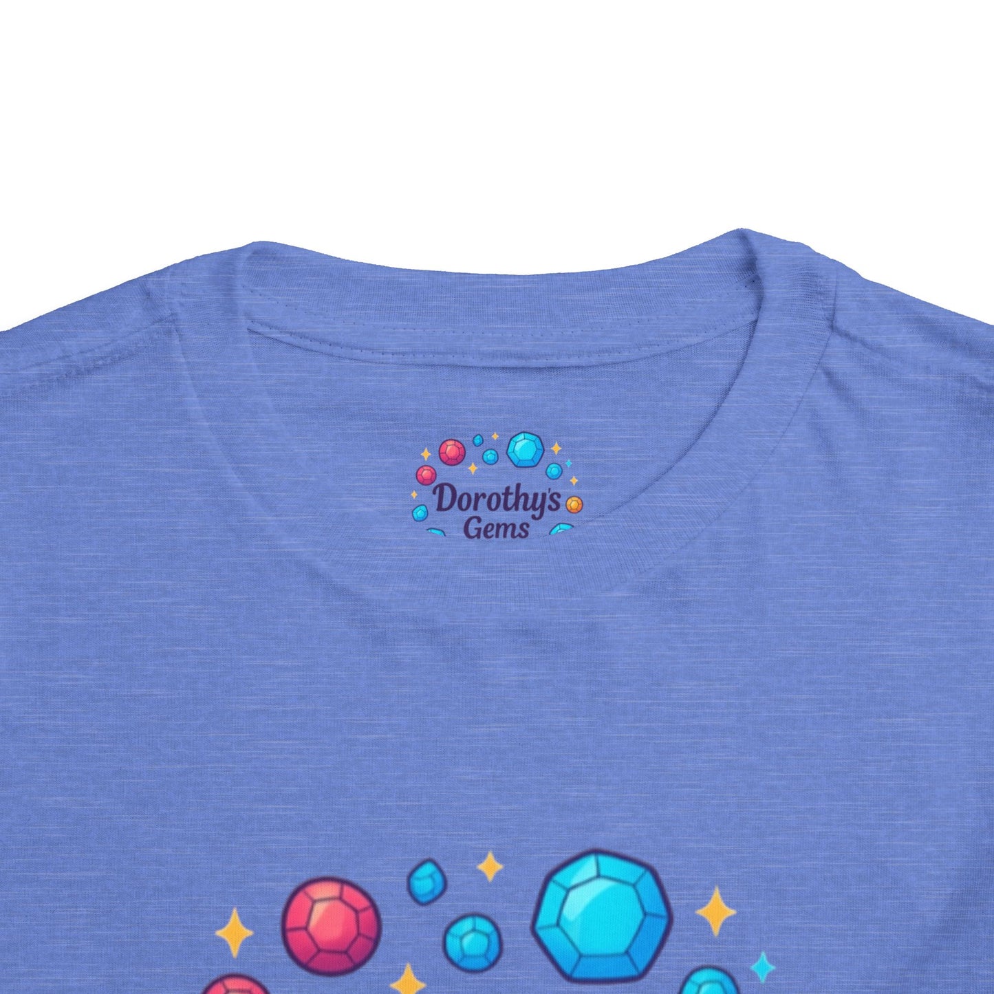 Dorothy's Gems Toddler Tee — Colorful Gemstone Kids Shirt