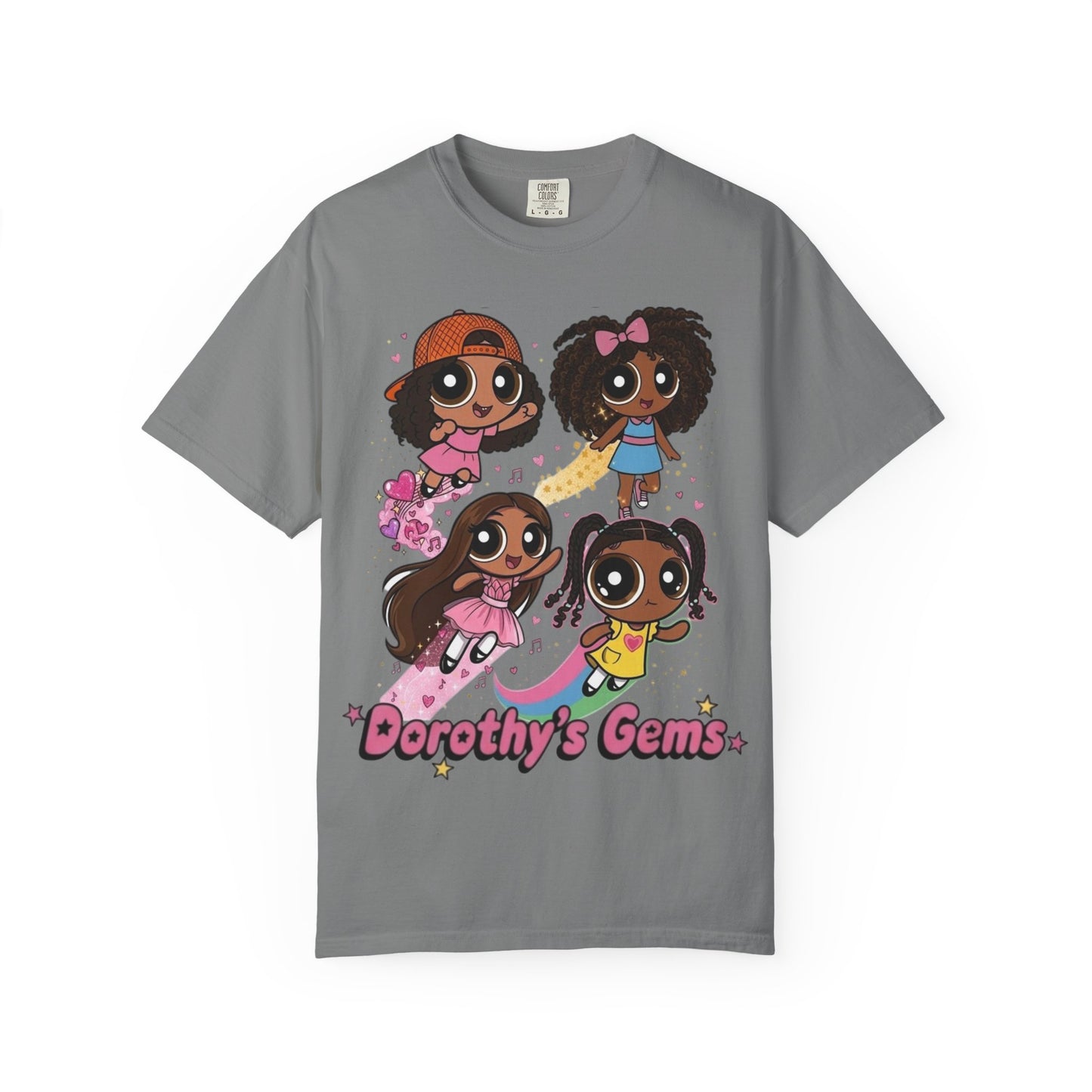 Dorothy's Gems T-Shirt — Cute Diverse Girl Squad Graphic Tee