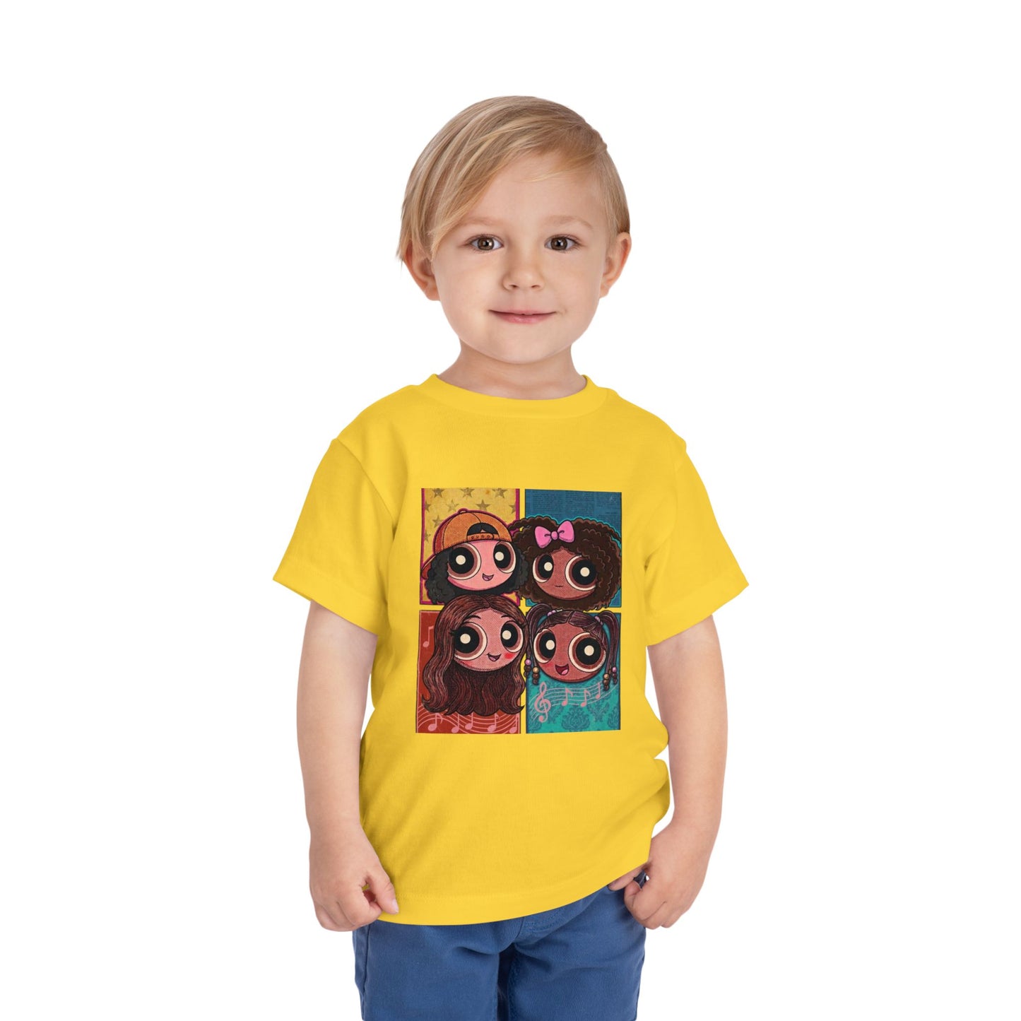 "Dorothy's Gems" Toddler Tee — Colorful Cartoon Squad Graphic