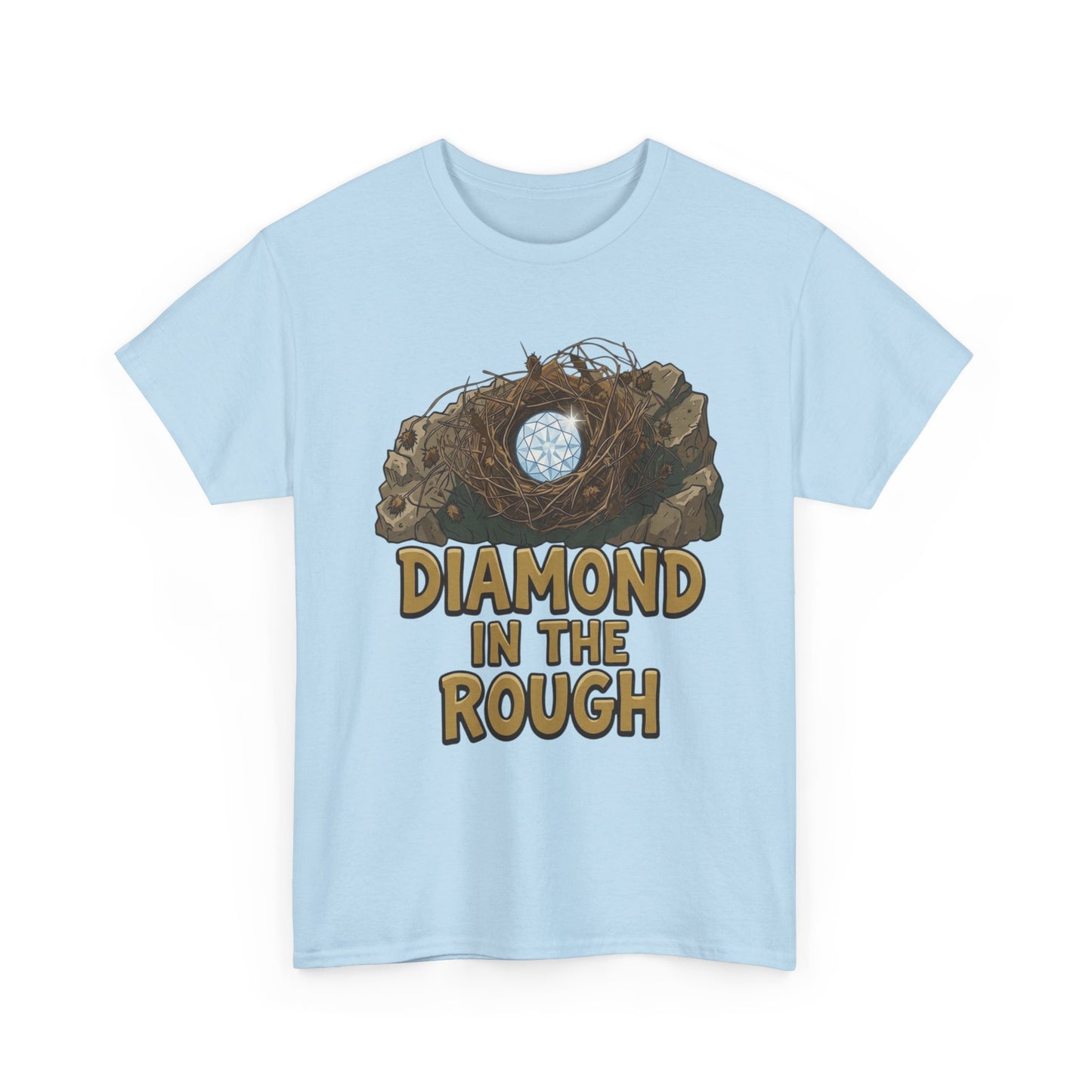 Diamond in the Rough Graphic Tee — Inspirational Nest & Gem Design