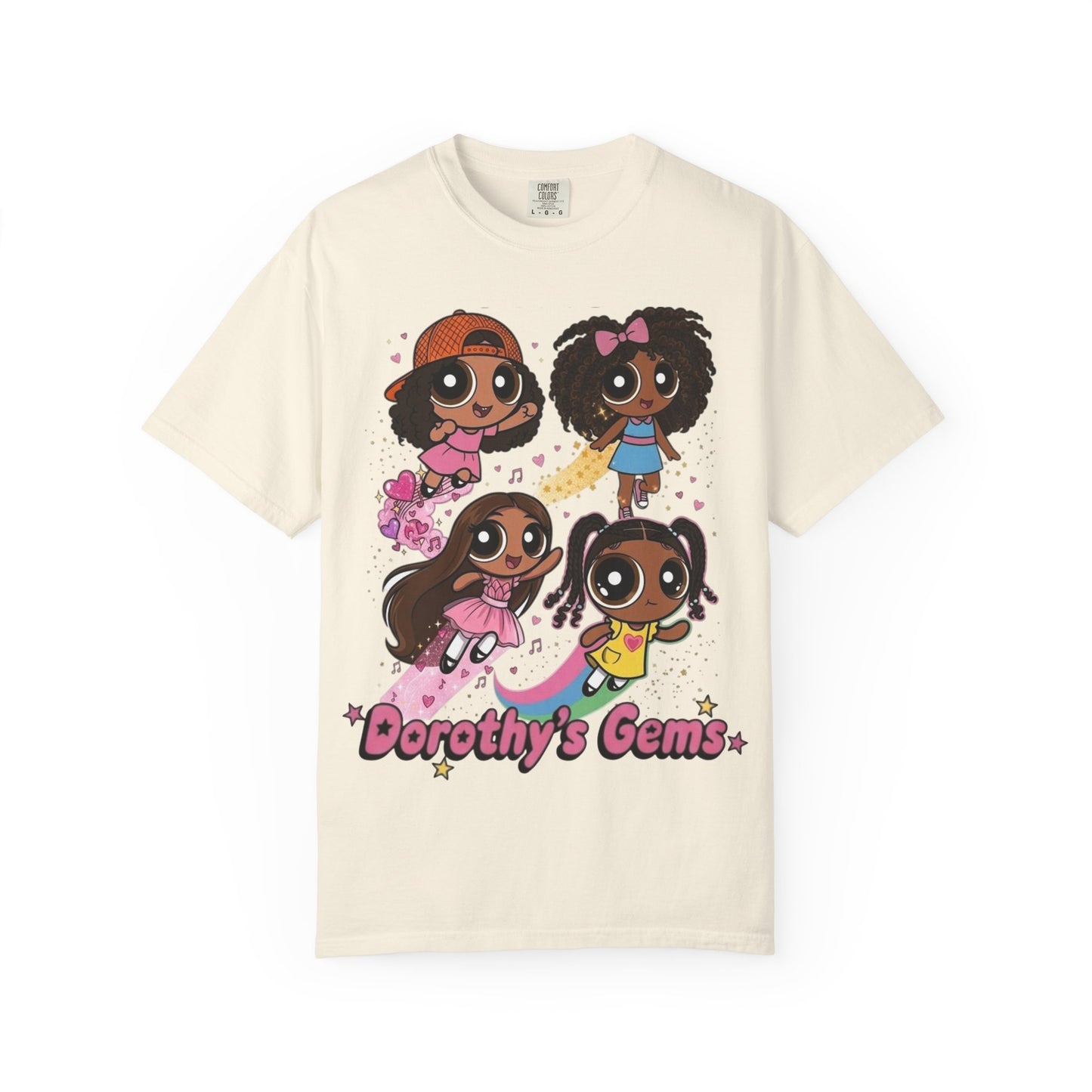 Dorothy's Gems T-Shirt — Cute Diverse Girl Squad Graphic Tee