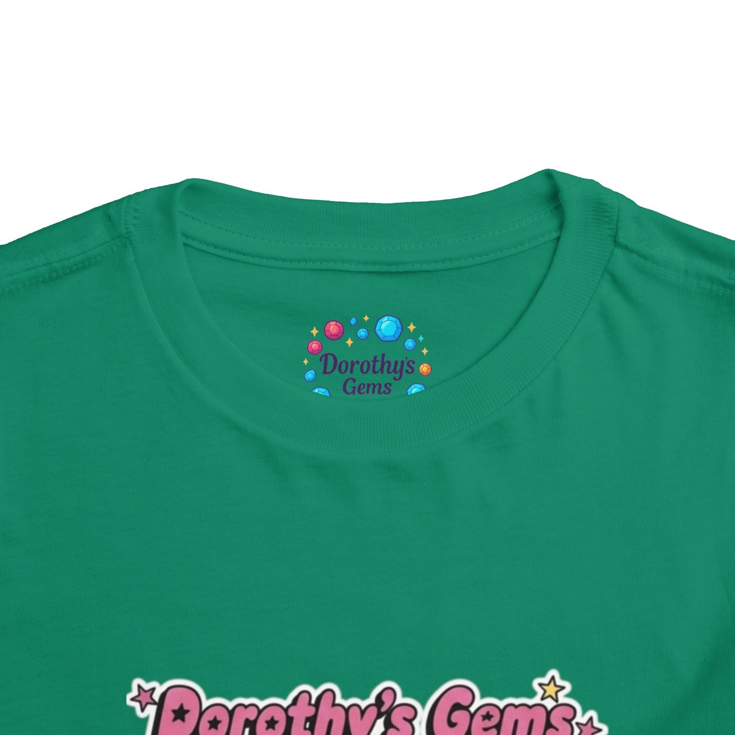 "Dorothy's Gems" Toddler Tee — Colorful Cartoon Squad Graphic