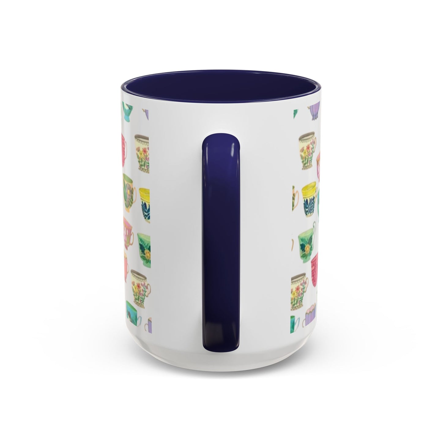 Accent Coffee Mug — "Sometimes You Need to Be Okay with Not Being Everyone's Cup of Tea" Floral Teacup Pattern