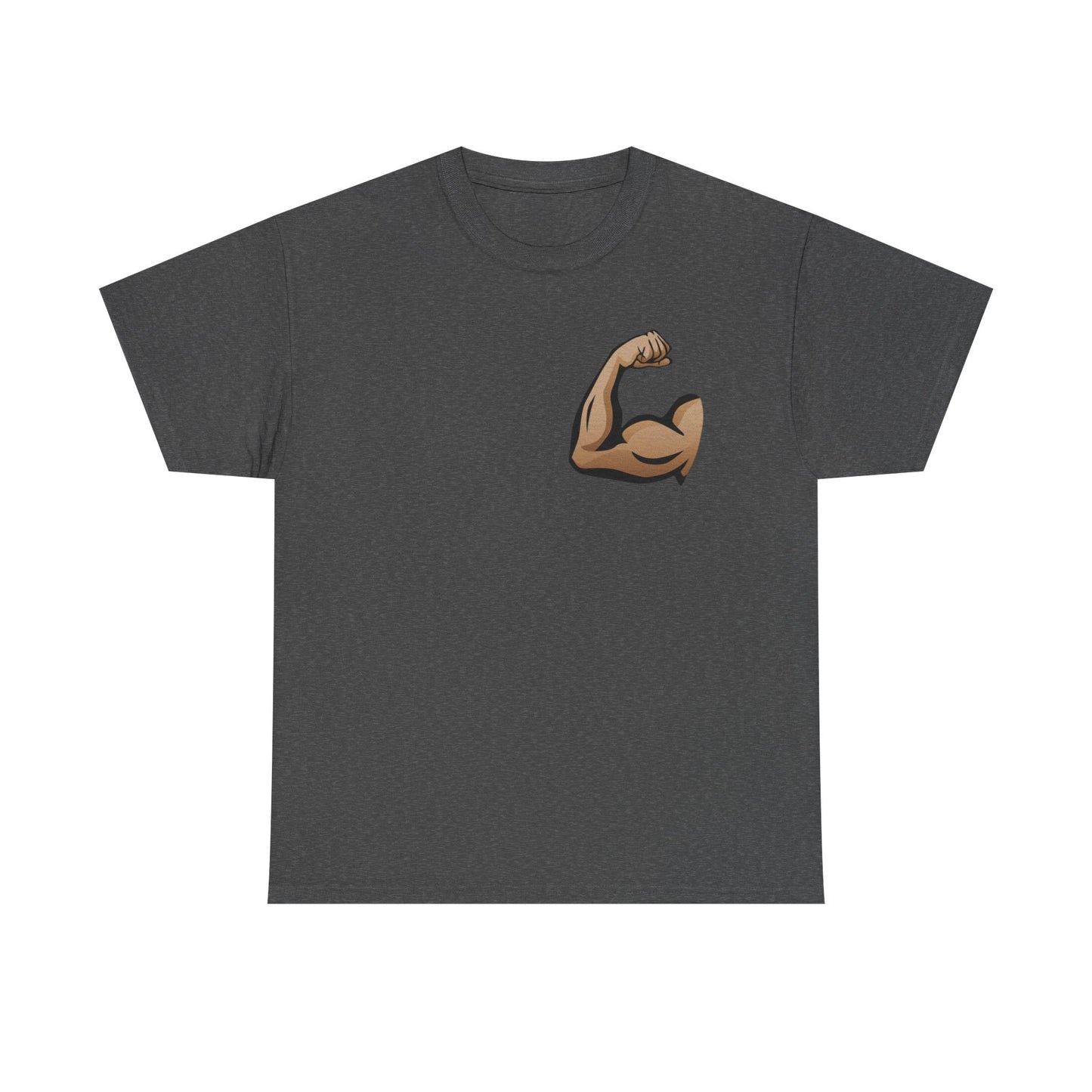 Built Different graphic tee | Flexing Arm Muscle T-Shirt