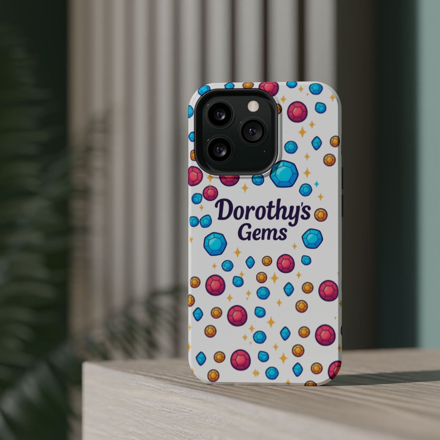 "Dorothy's Gems" Magnetic Impact-Resistant Case
