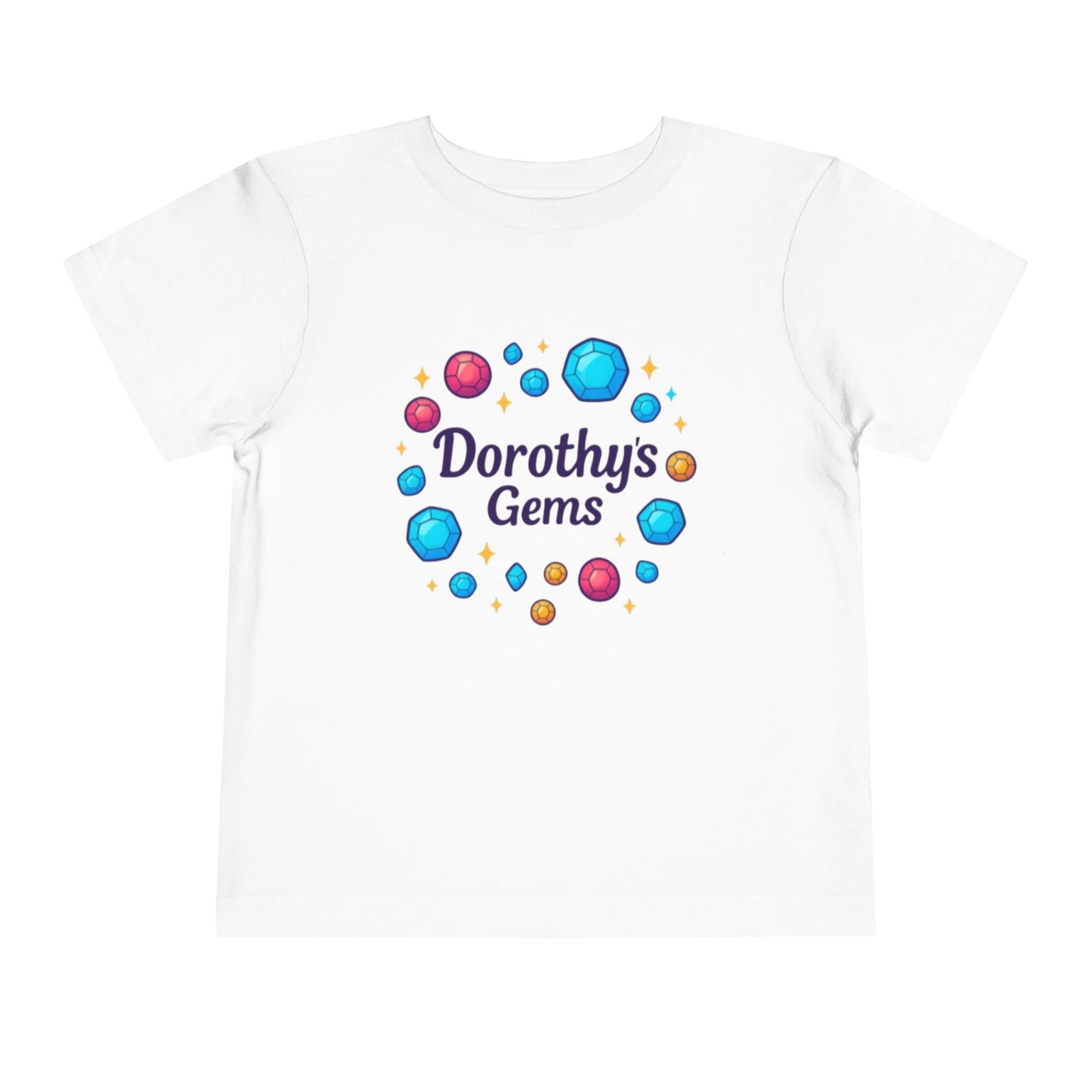 Dorothy's Gems Toddler Tee — Colorful Gemstone Kids Shirt