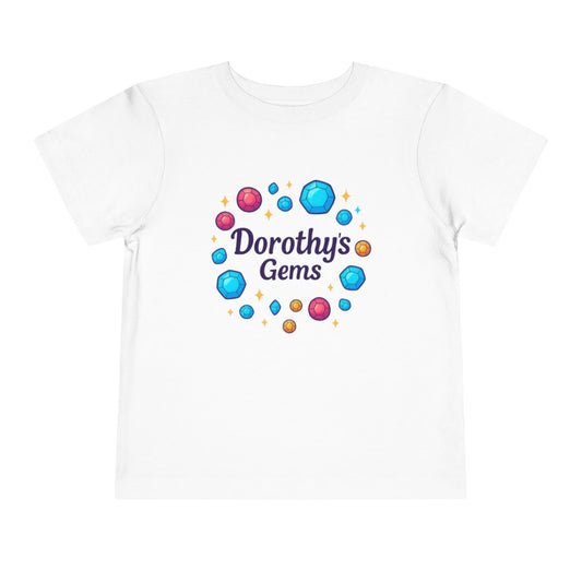 Dorothy's Gems Toddler Tee — Colorful Gemstone Kids Shirt