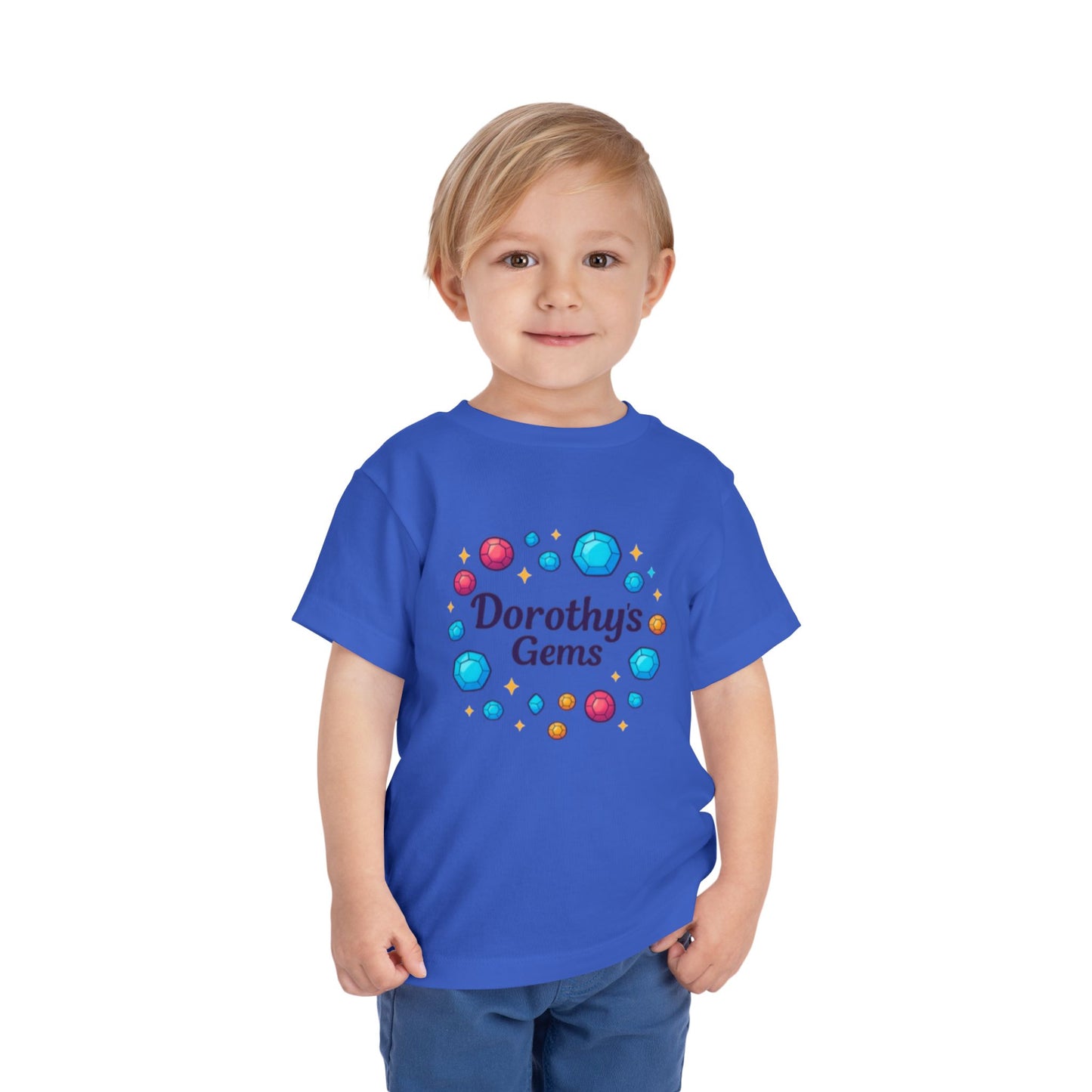 Dorothy's Gems Toddler Tee — Colorful Gemstone Kids Shirt
