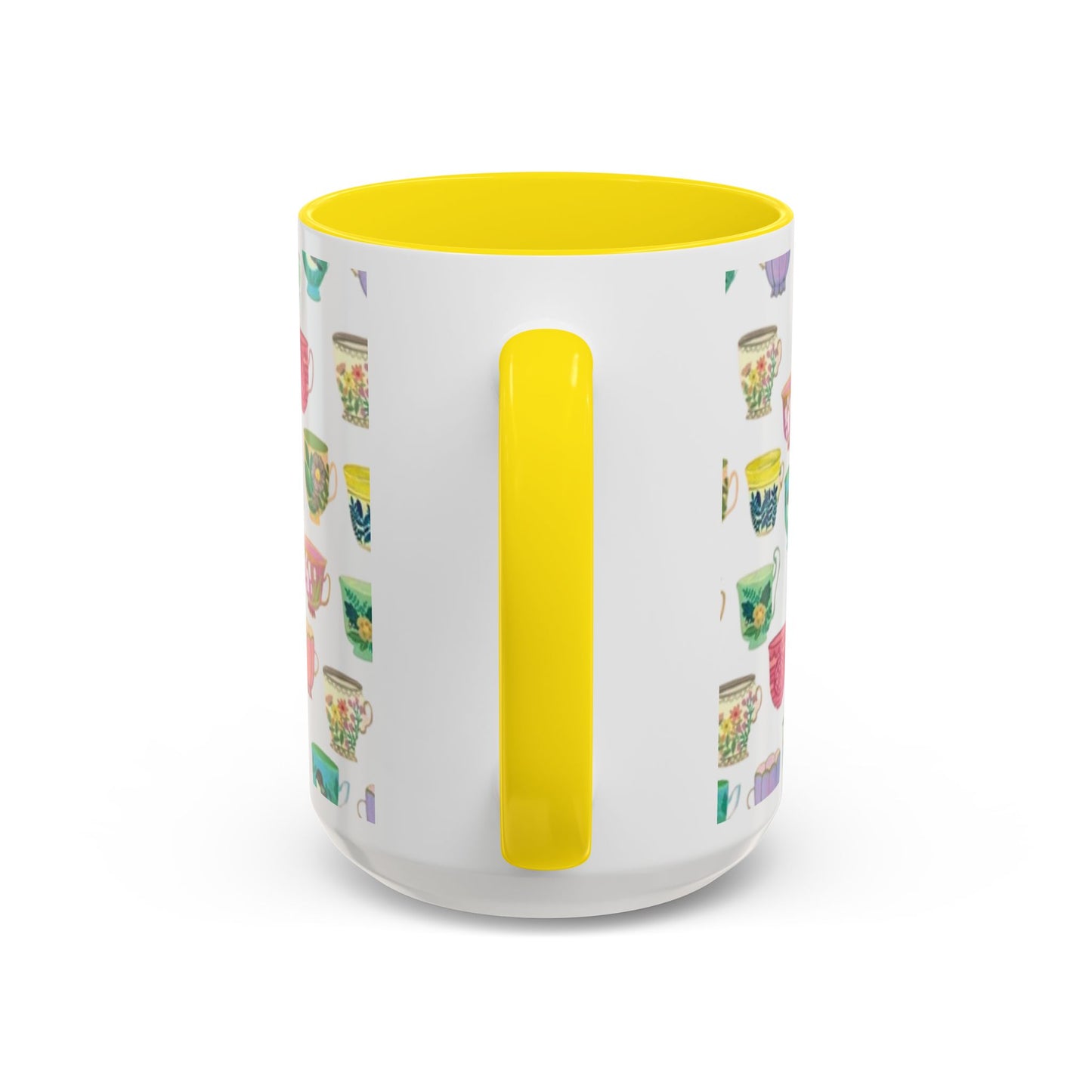 Accent Coffee Mug — "Sometimes You Need to Be Okay with Not Being Everyone's Cup of Tea" Floral Teacup Pattern