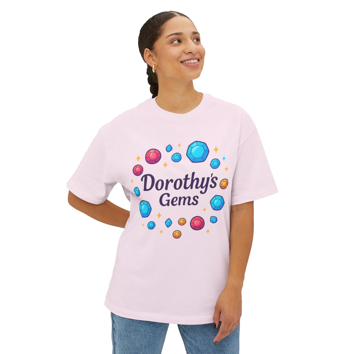 Dorothy's Gems Tee — Colorful Gemstone Logo T-Shirt
