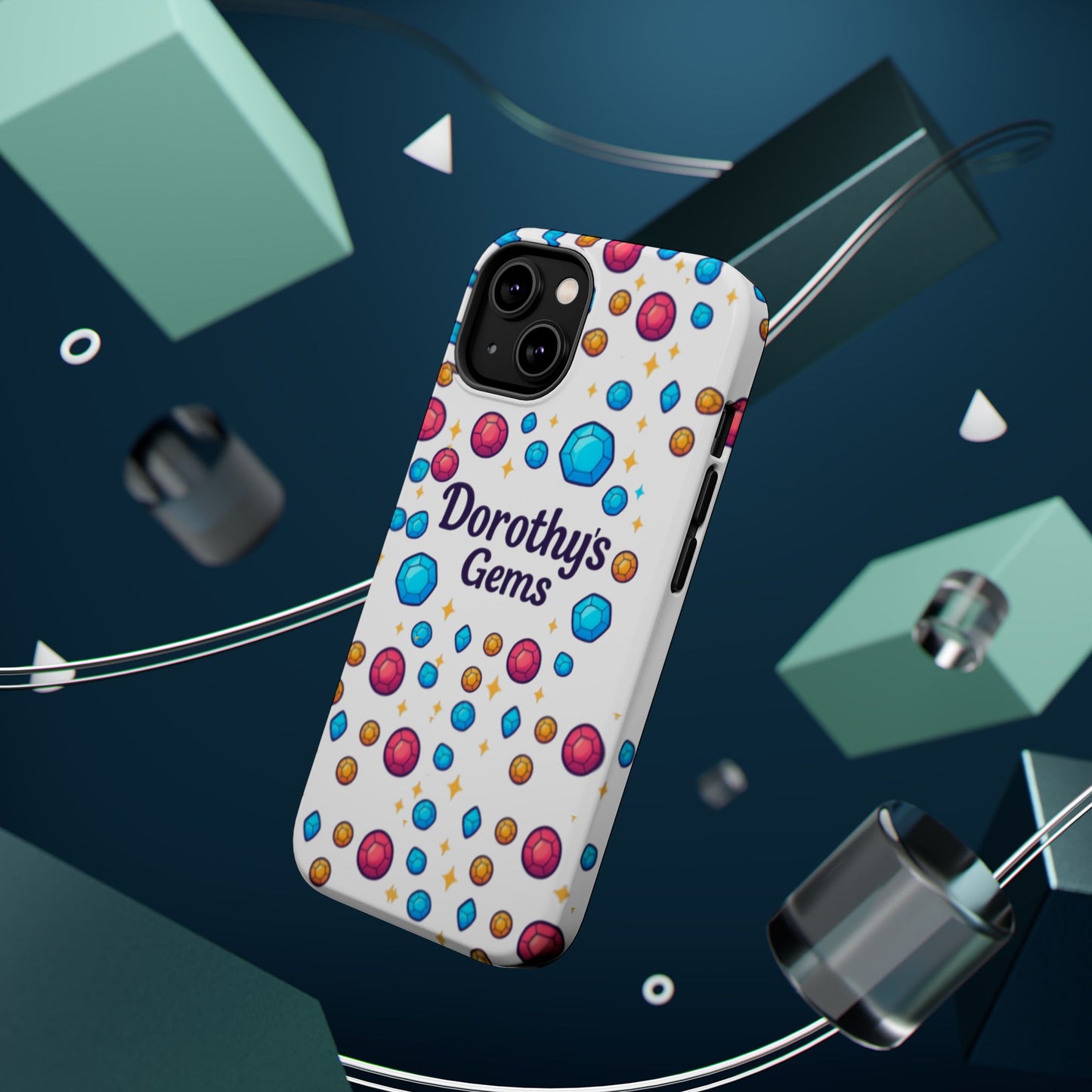 "Dorothy's Gems" Magnetic Impact-Resistant Case