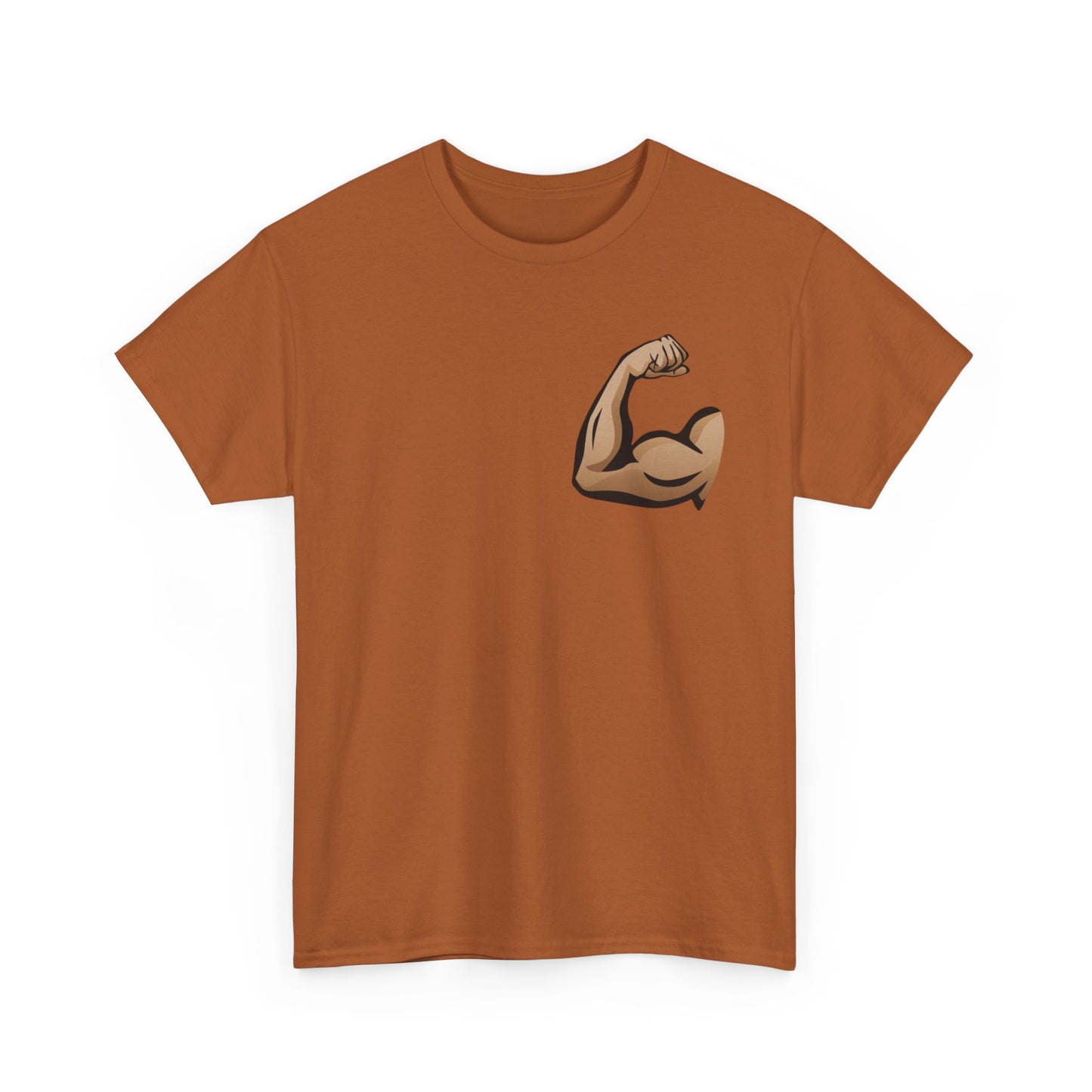 Built Different graphic tee | Flexing Arm Muscle T-Shirt