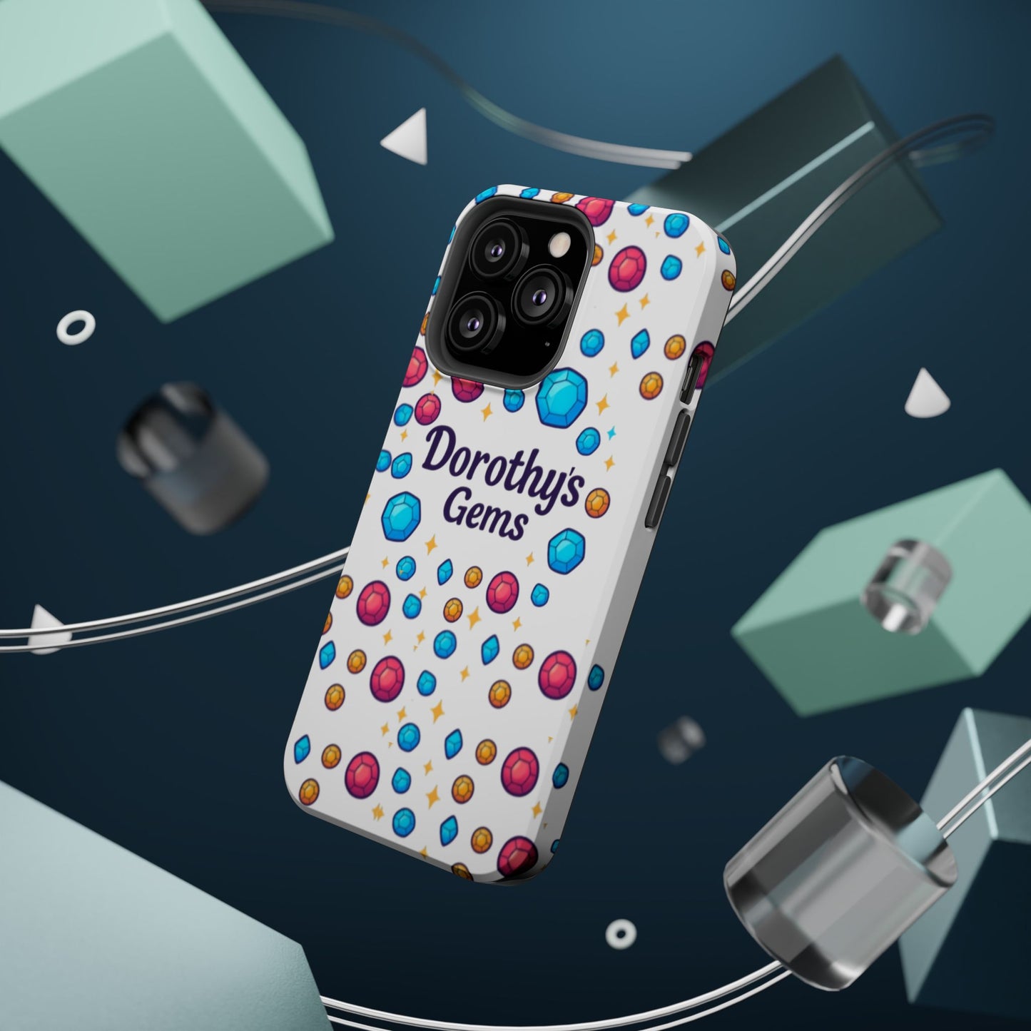"Dorothy's Gems" Magnetic Impact-Resistant Case