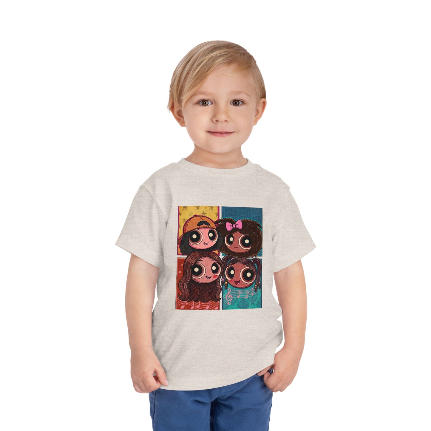 "Dorothy's Gems" Toddler Tee — Colorful Cartoon Squad Graphic