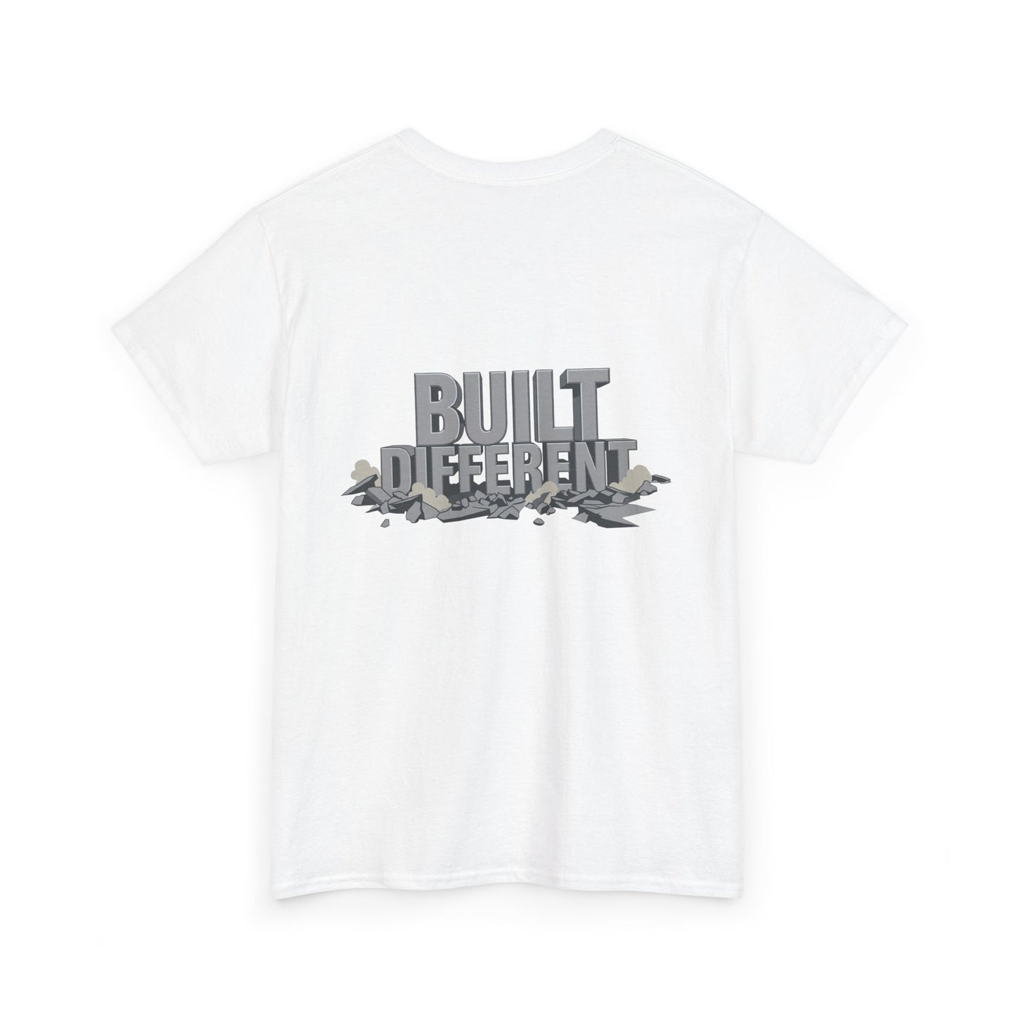 Built Different graphic tee | Flexing Arm Muscle T-Shirt