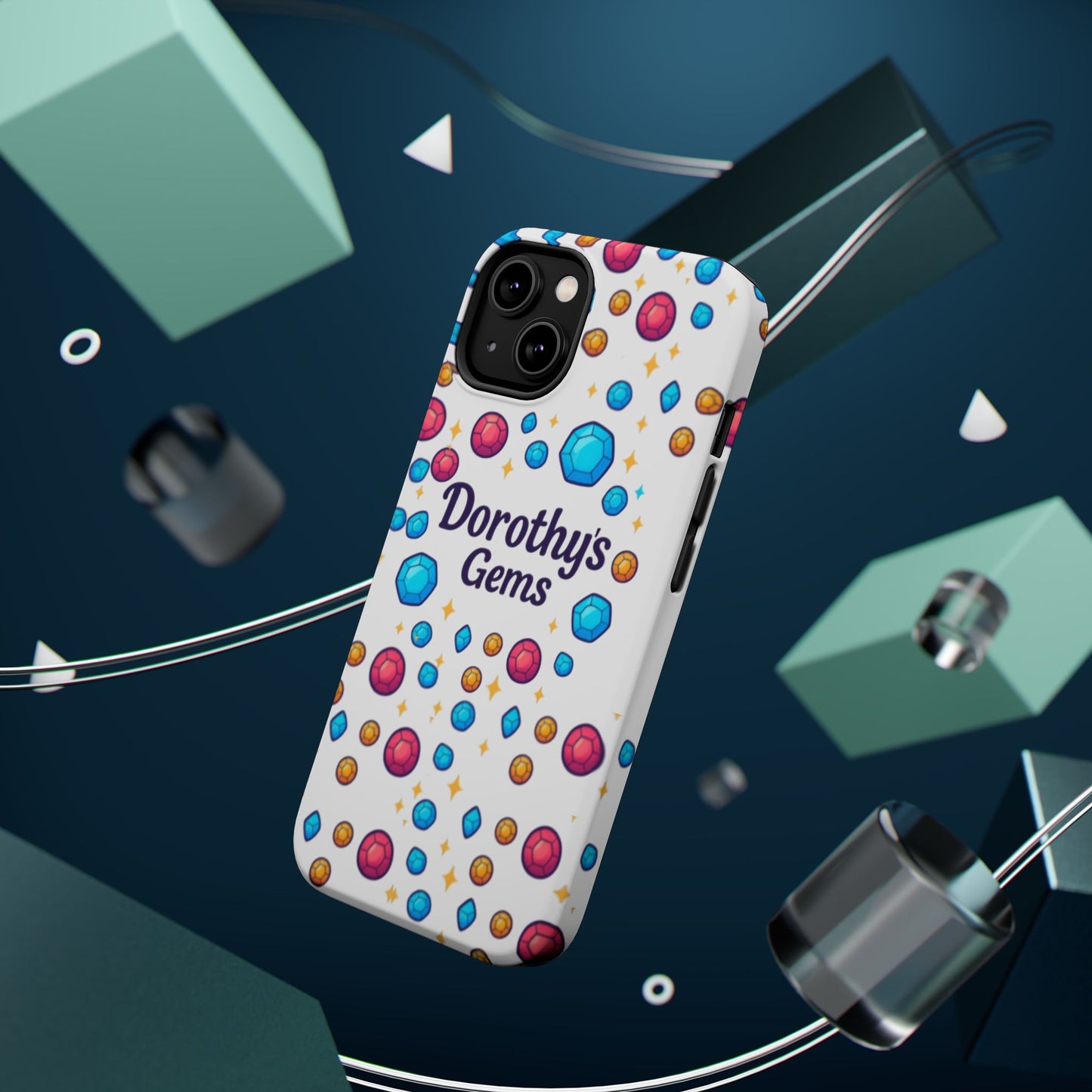 "Dorothy's Gems" Magnetic Impact-Resistant Case