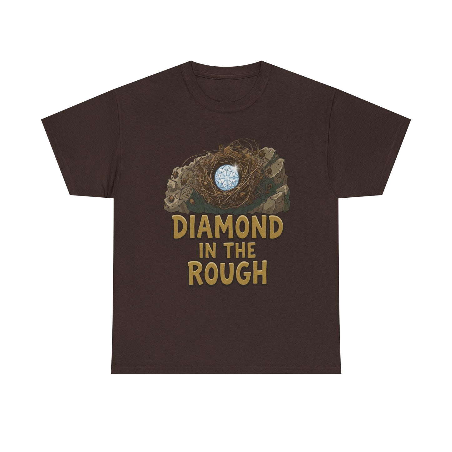 Diamond in the Rough Graphic Tee — Inspirational Nest & Gem Design