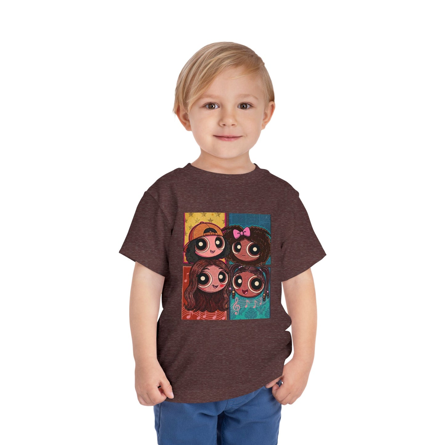 "Dorothy's Gems" Toddler Tee — Colorful Cartoon Squad Graphic