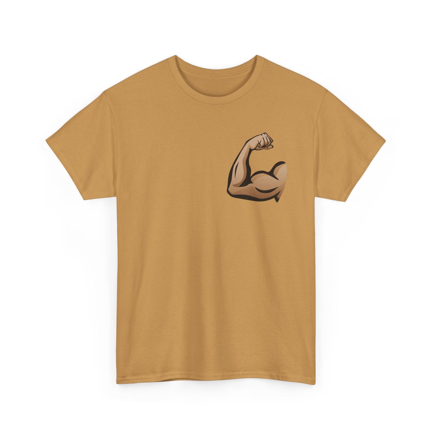 Built Different graphic tee | Flexing Arm Muscle T-Shirt