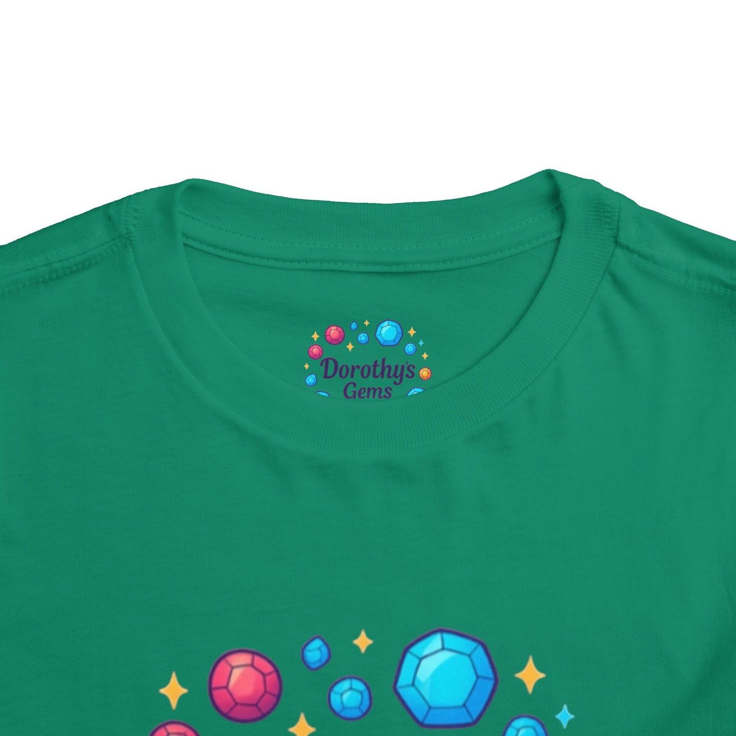 Dorothy's Gems Toddler Tee — Colorful Gemstone Kids Shirt