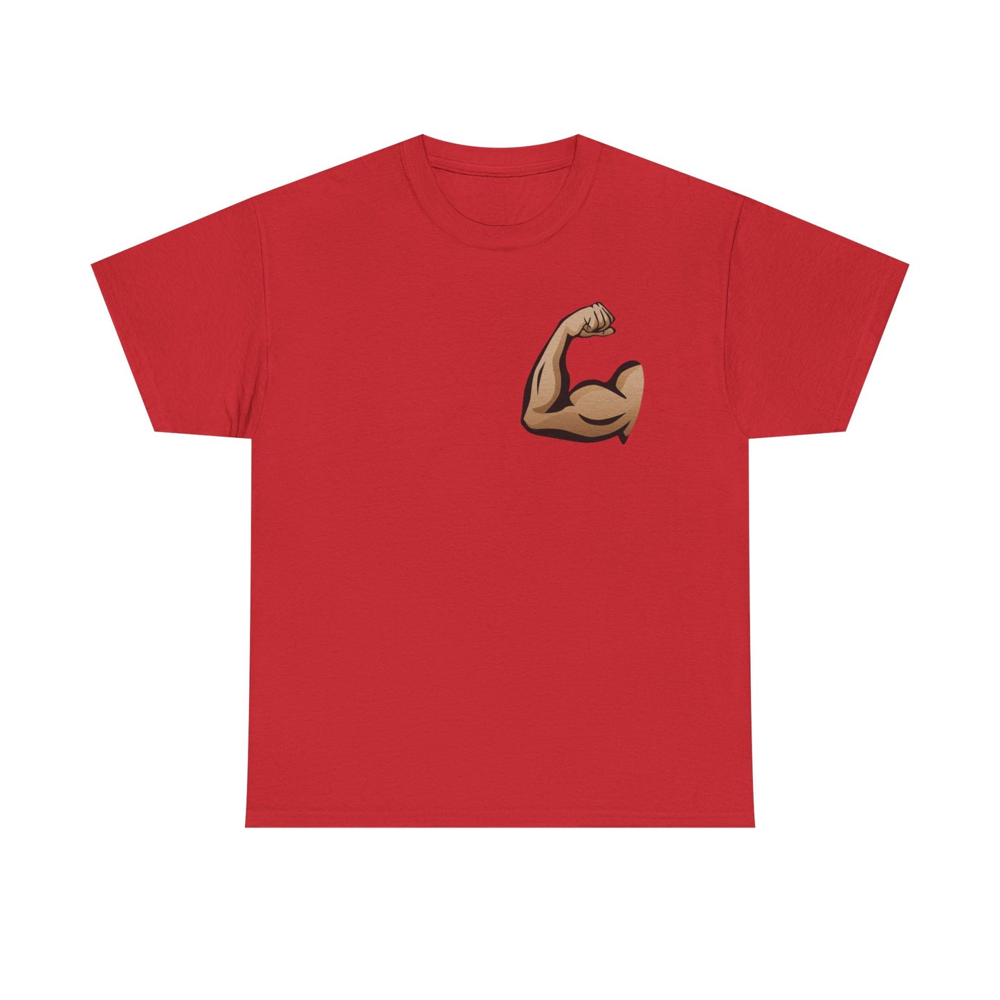 Built Different graphic tee | Flexing Arm Muscle T-Shirt