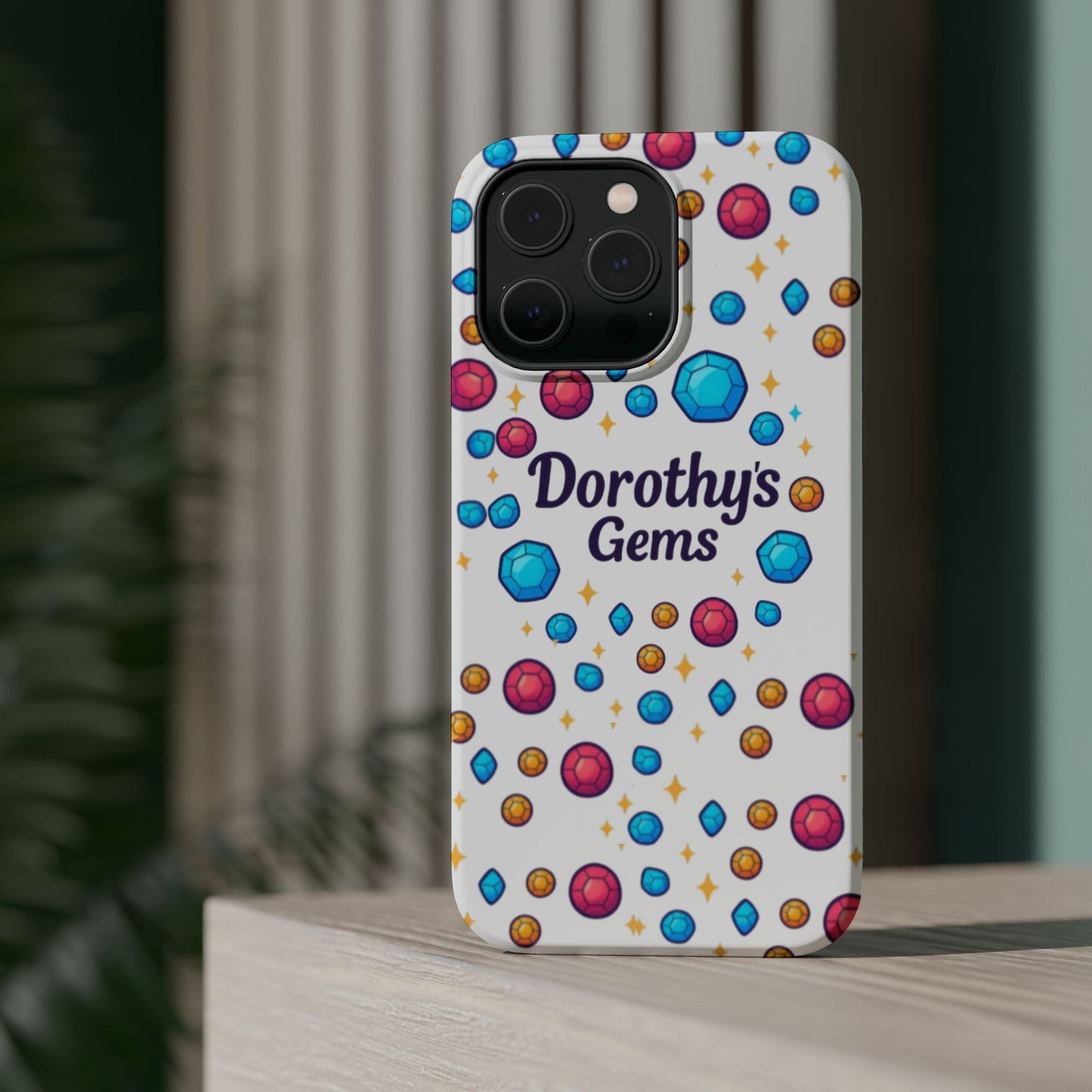 "Dorothy's Gems" Magnetic Impact-Resistant Case