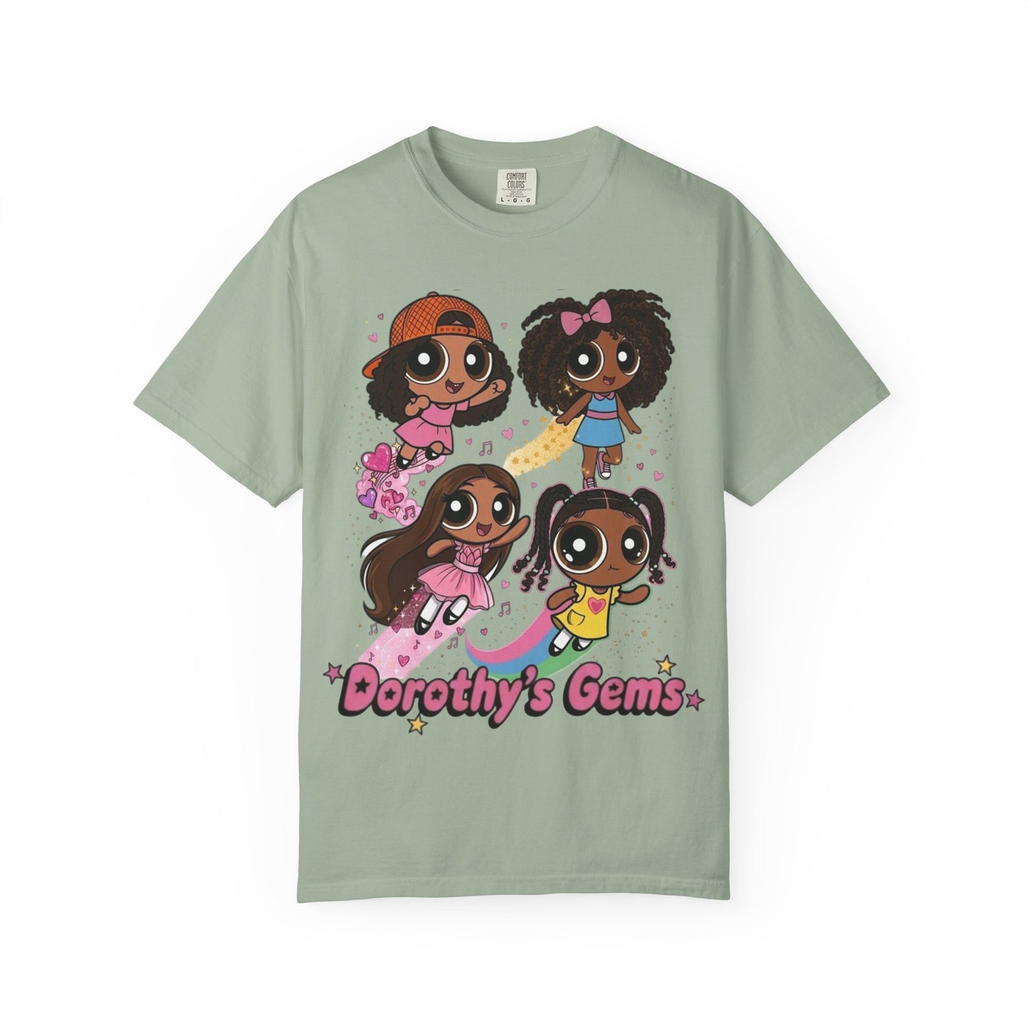 Dorothy's Gems T-Shirt — Cute Diverse Girl Squad Graphic Tee