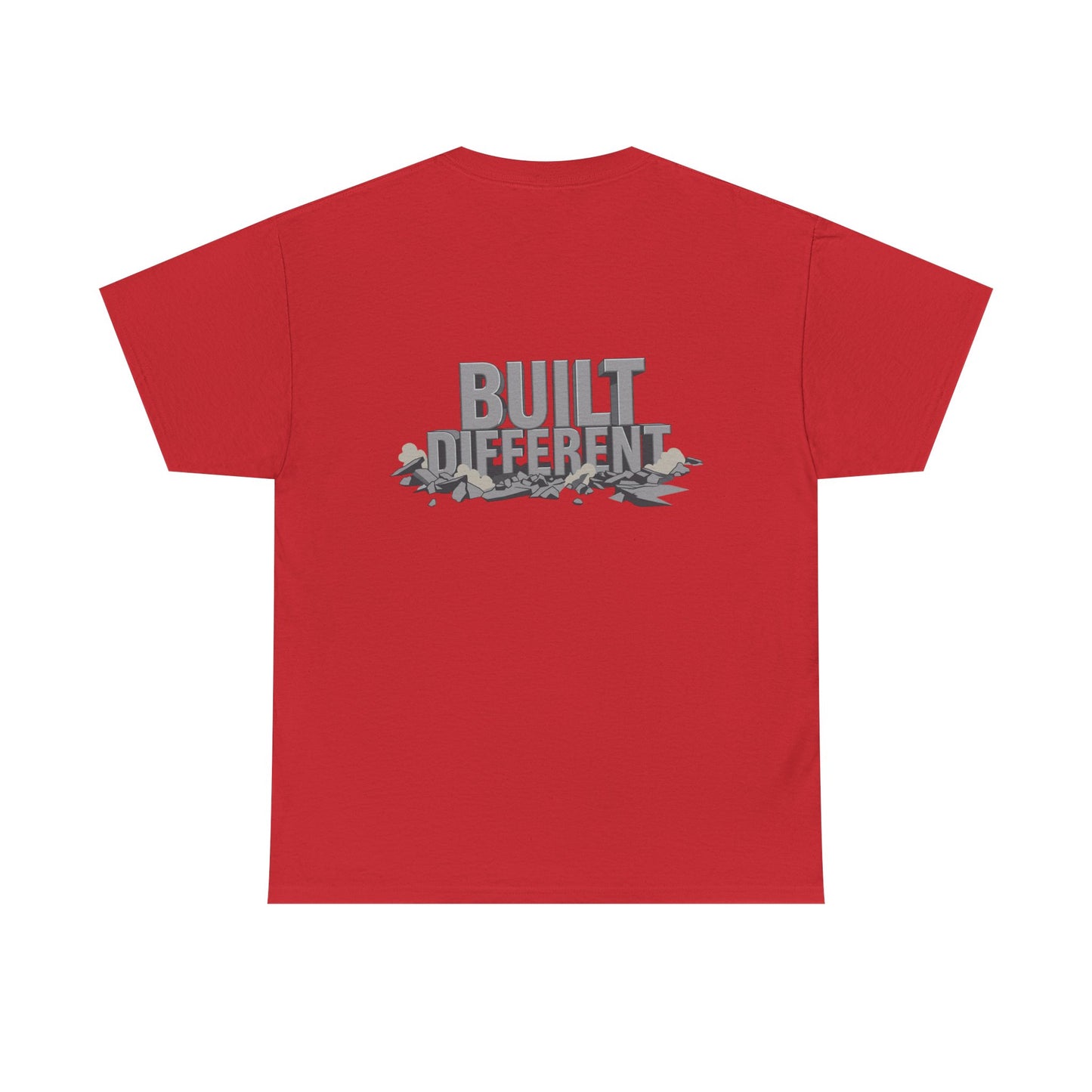 Built Different graphic tee | Flexing Arm Muscle T-Shirt