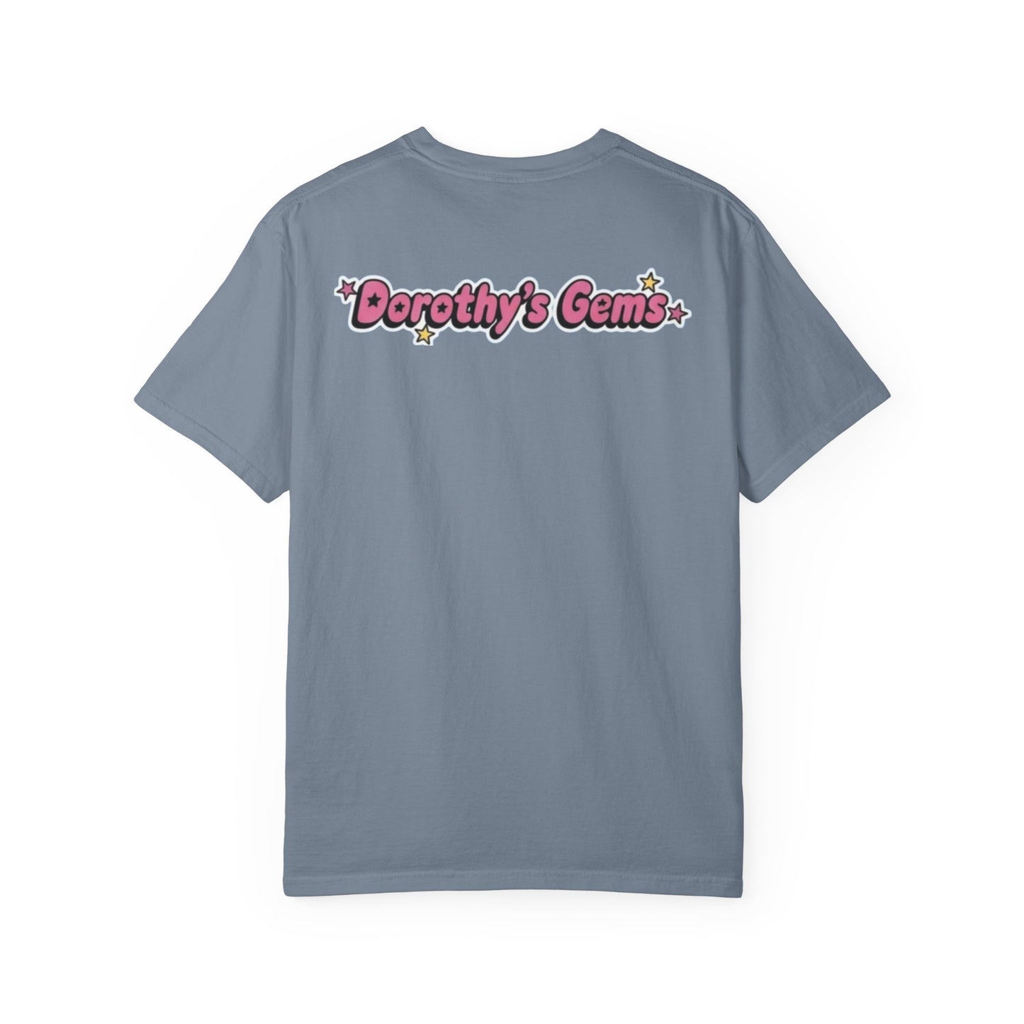 Dorothy’s Gems Crewneck T-Shirt — Cute Cartoon Girl Group with Colorful Gems