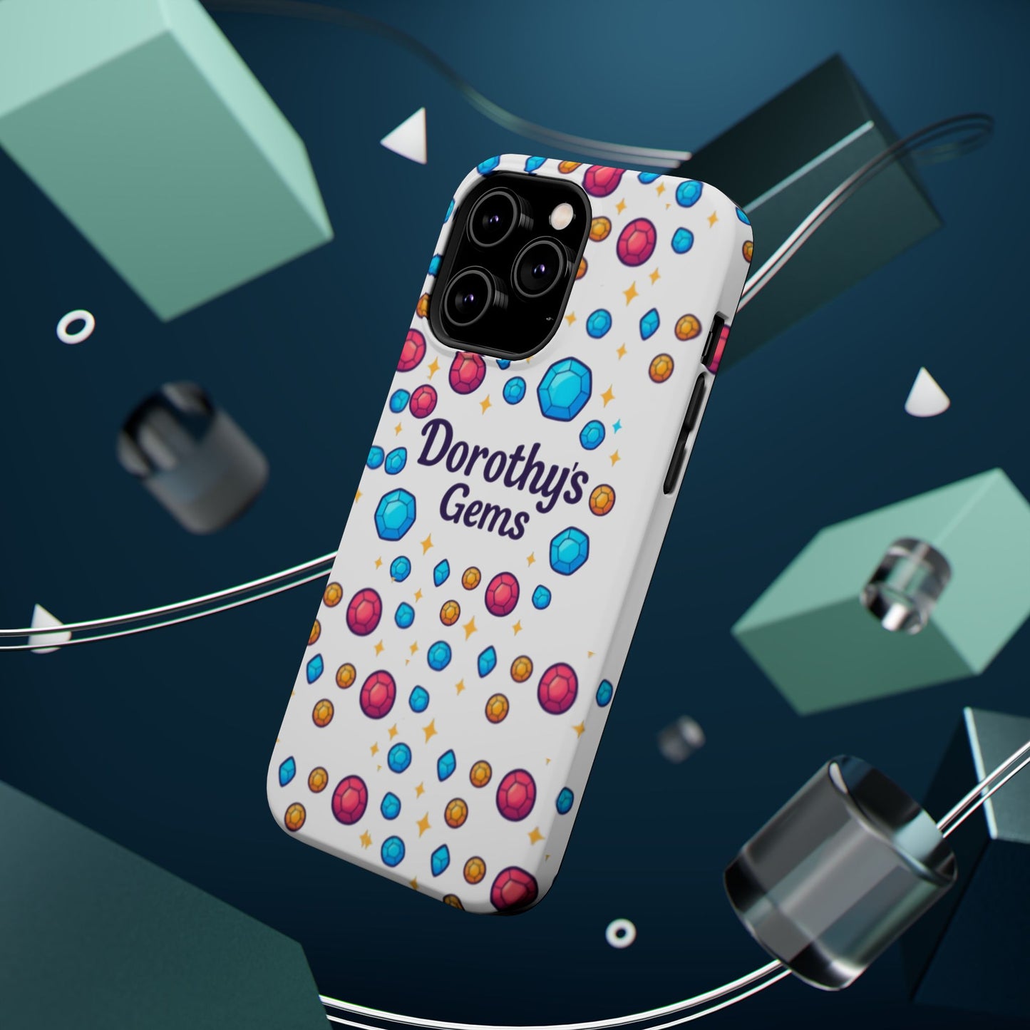 "Dorothy's Gems" Magnetic Impact-Resistant Case