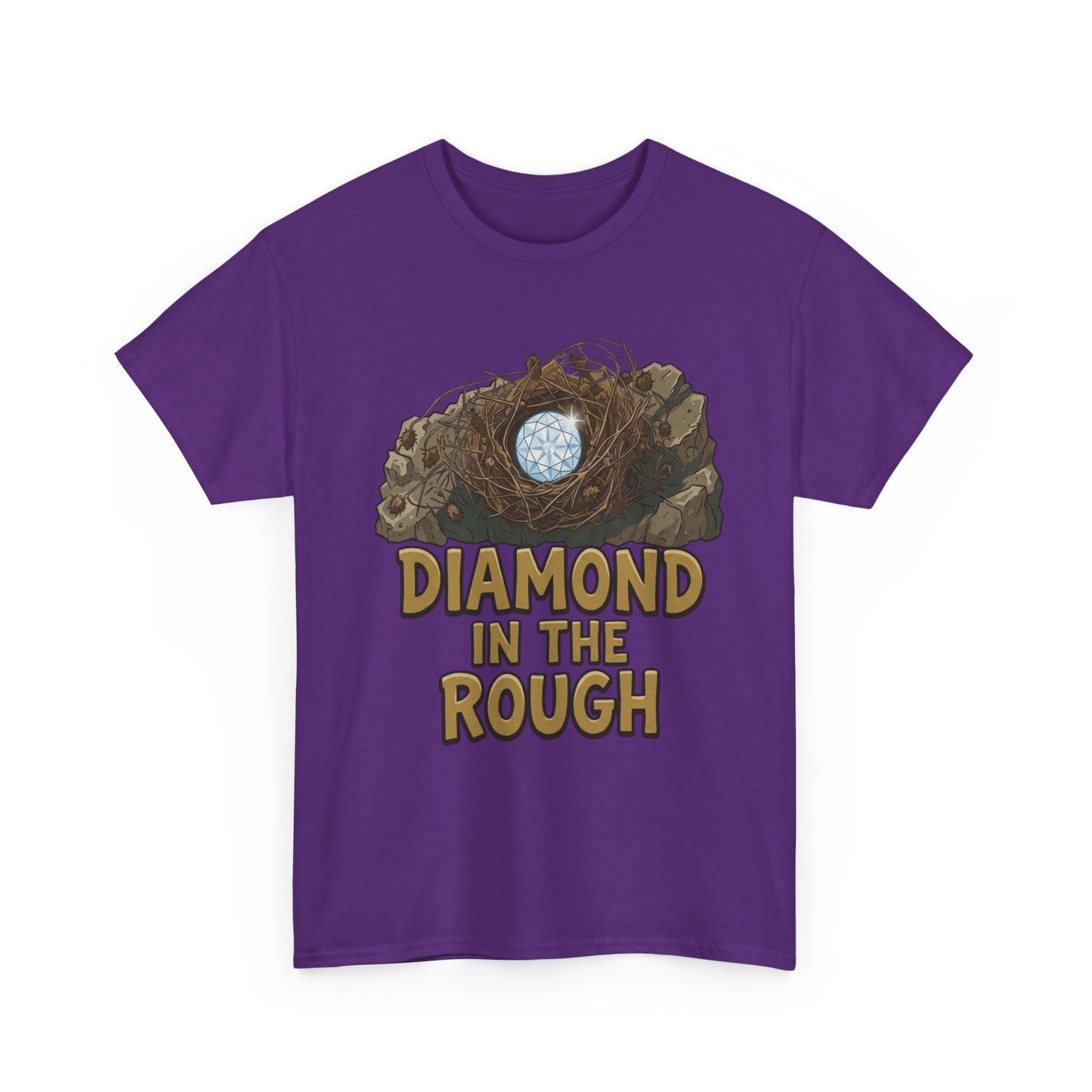 Diamond in the Rough Graphic Tee — Inspirational Nest & Gem Design