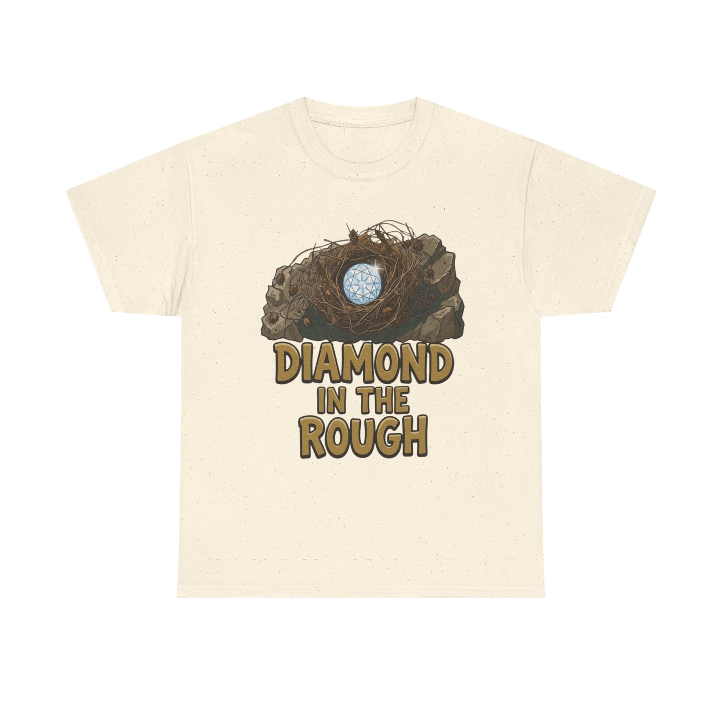 Diamond in the Rough Graphic Tee — Inspirational Nest & Gem Design