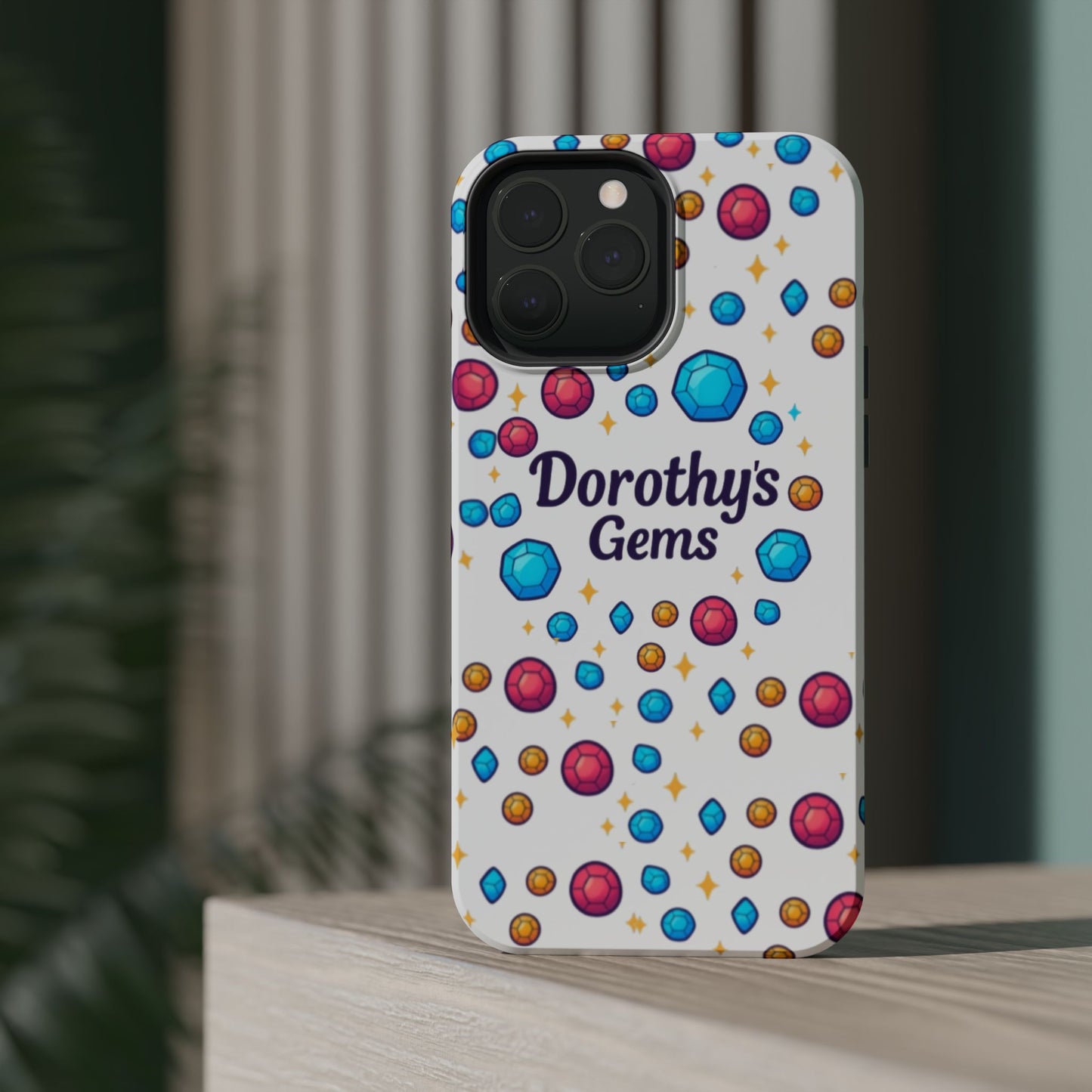 "Dorothy's Gems" Magnetic Impact-Resistant Case
