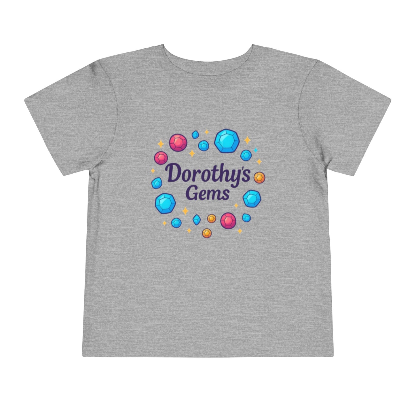 Dorothy's Gems Toddler Tee — Colorful Gemstone Kids Shirt