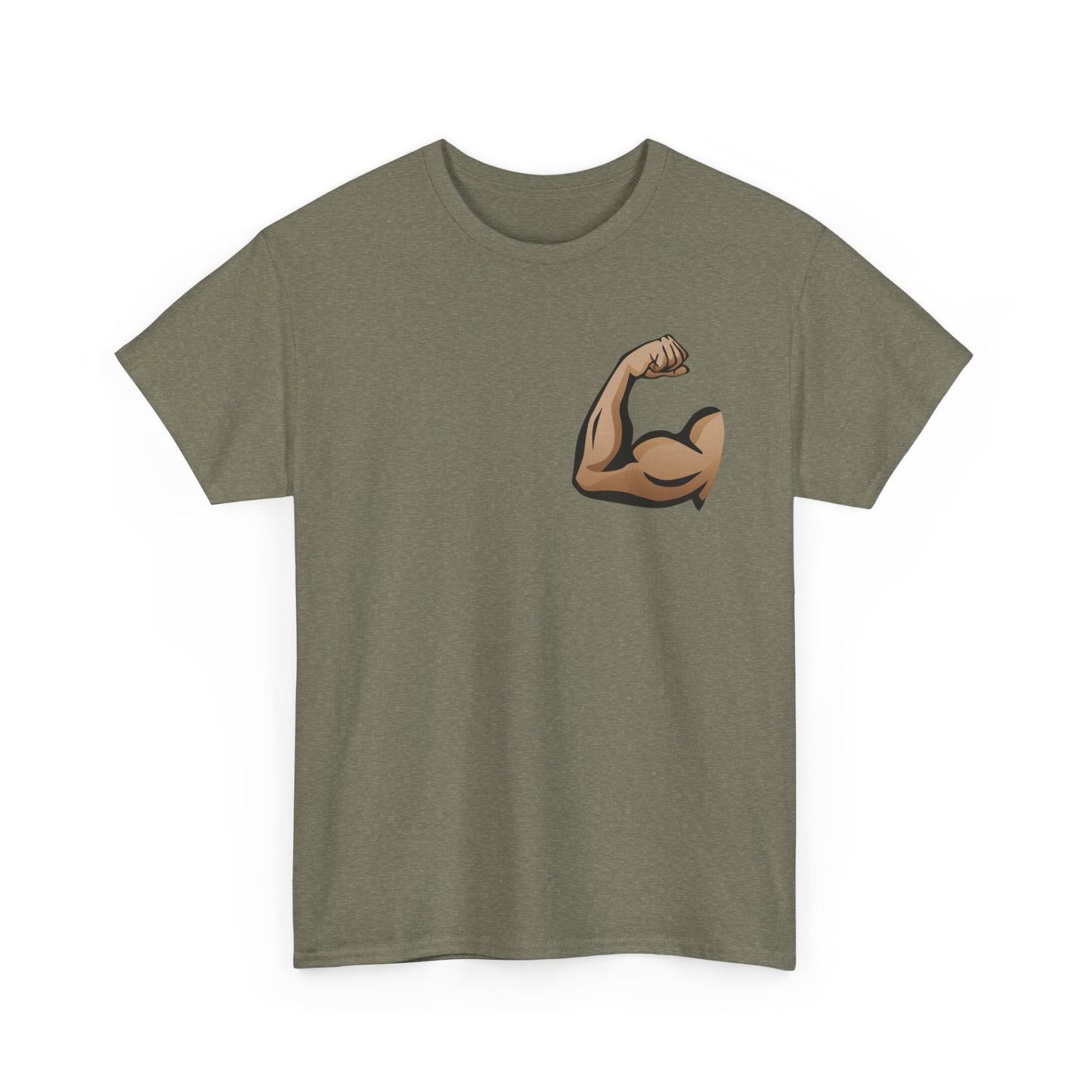 Built Different graphic tee | Flexing Arm Muscle T-Shirt