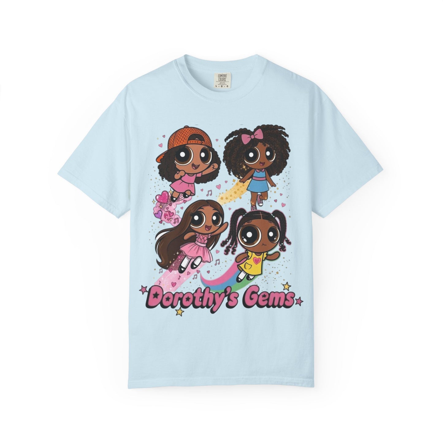 Dorothy's Gems T-Shirt — Cute Diverse Girl Squad Graphic Tee