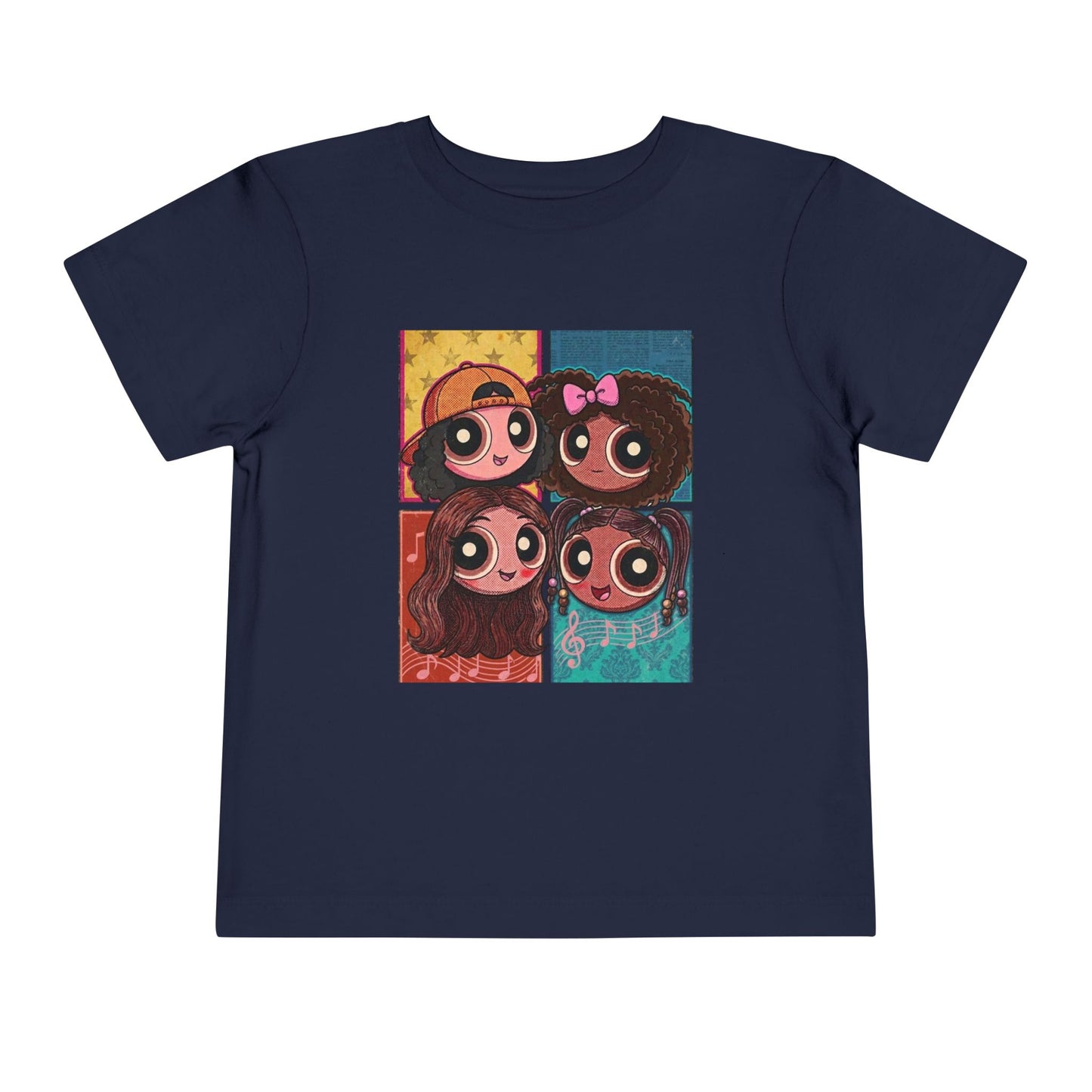 "Dorothy's Gems" Toddler Tee — Colorful Cartoon Squad Graphic