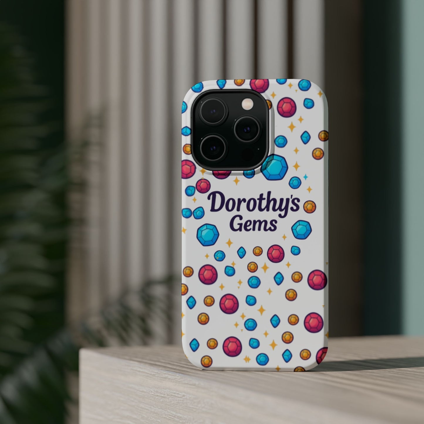 "Dorothy's Gems" Magnetic Impact-Resistant Case