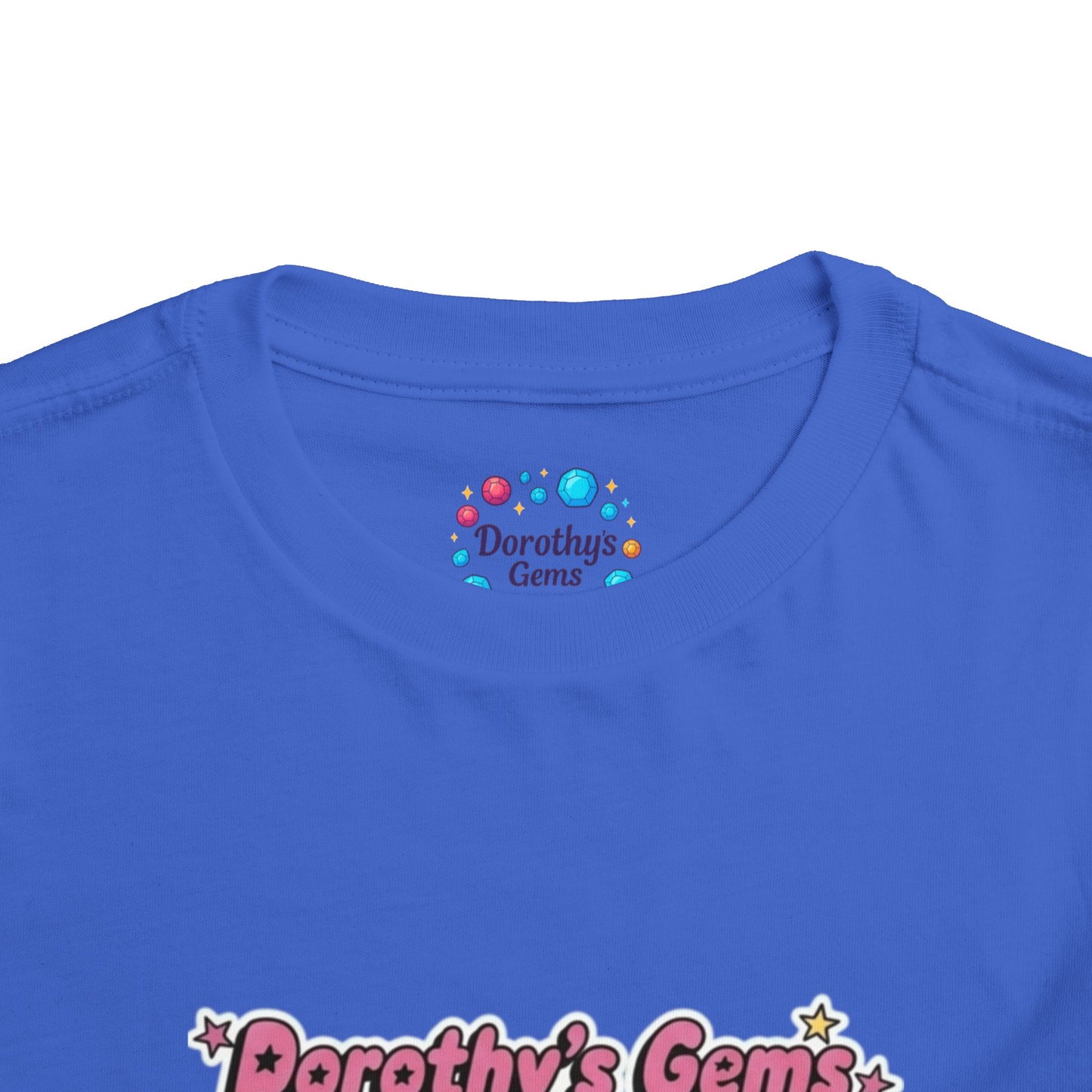 "Dorothy's Gems" Toddler Tee — Colorful Cartoon Squad Graphic