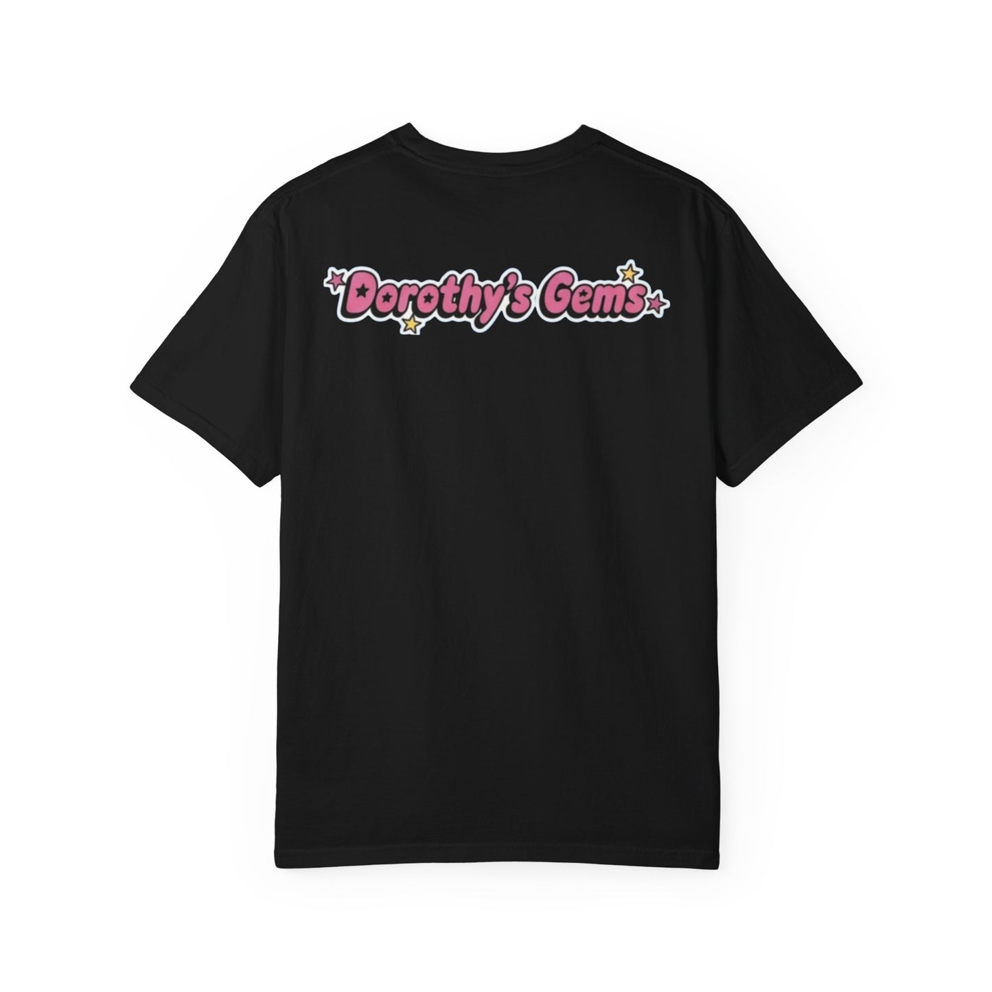 Dorothy’s Gems Crewneck T-Shirt — Cute Cartoon Girl Group with Colorful Gems